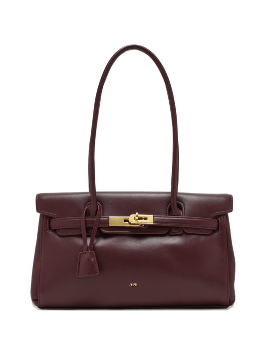 Yara gold-tone shoulder bag