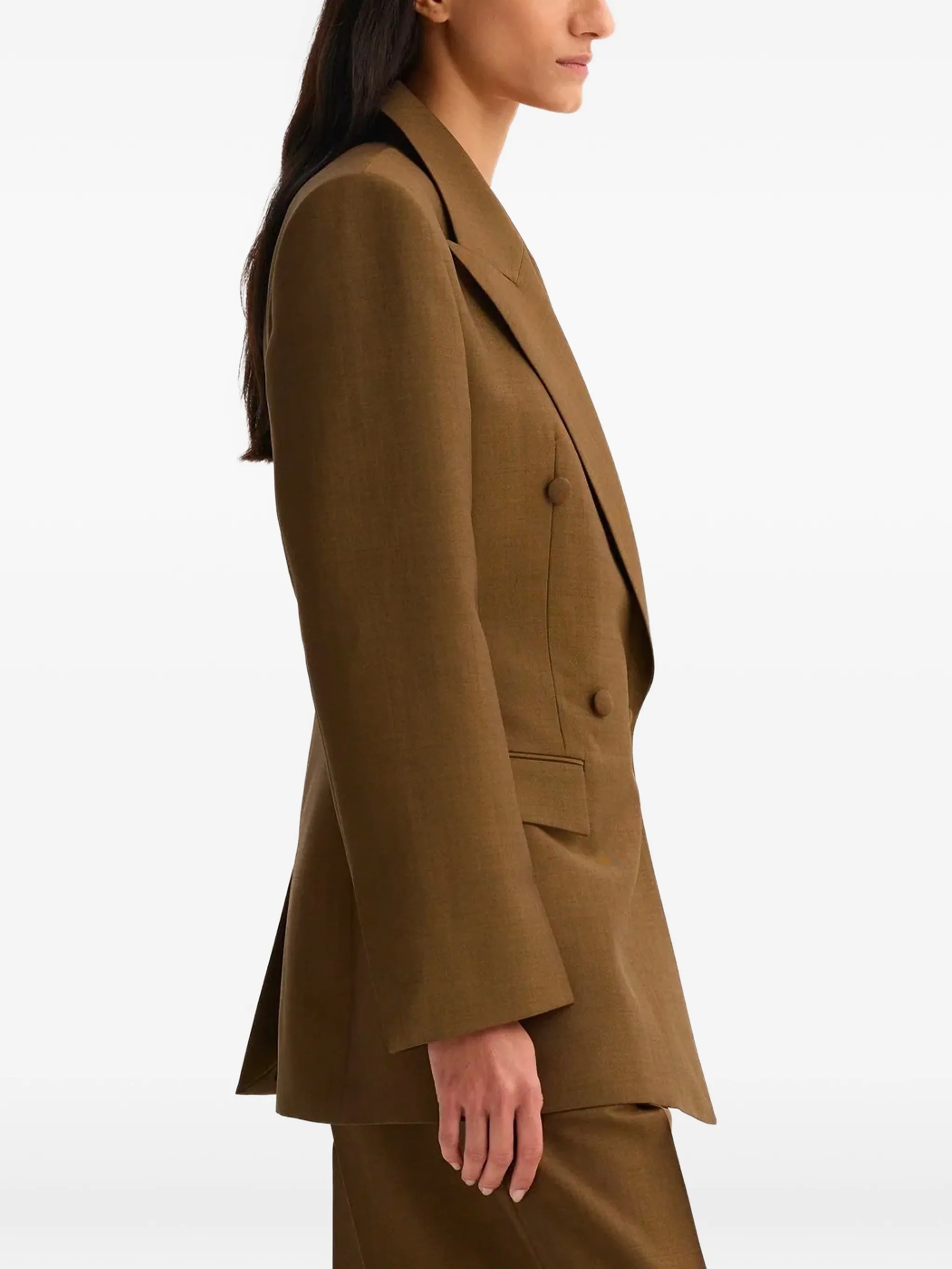 double-breasted blazer