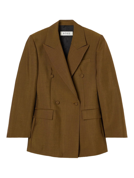 double-breasted blazer
