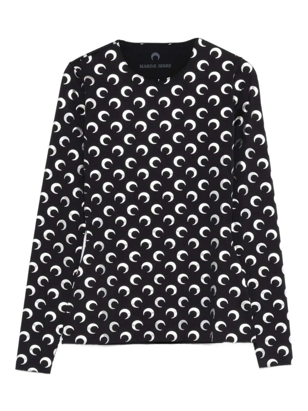 exclusive silver moon-print T-shirt