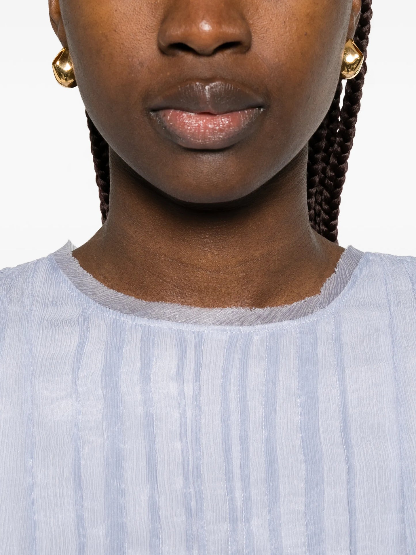 Angeli flounce short-sleeve top