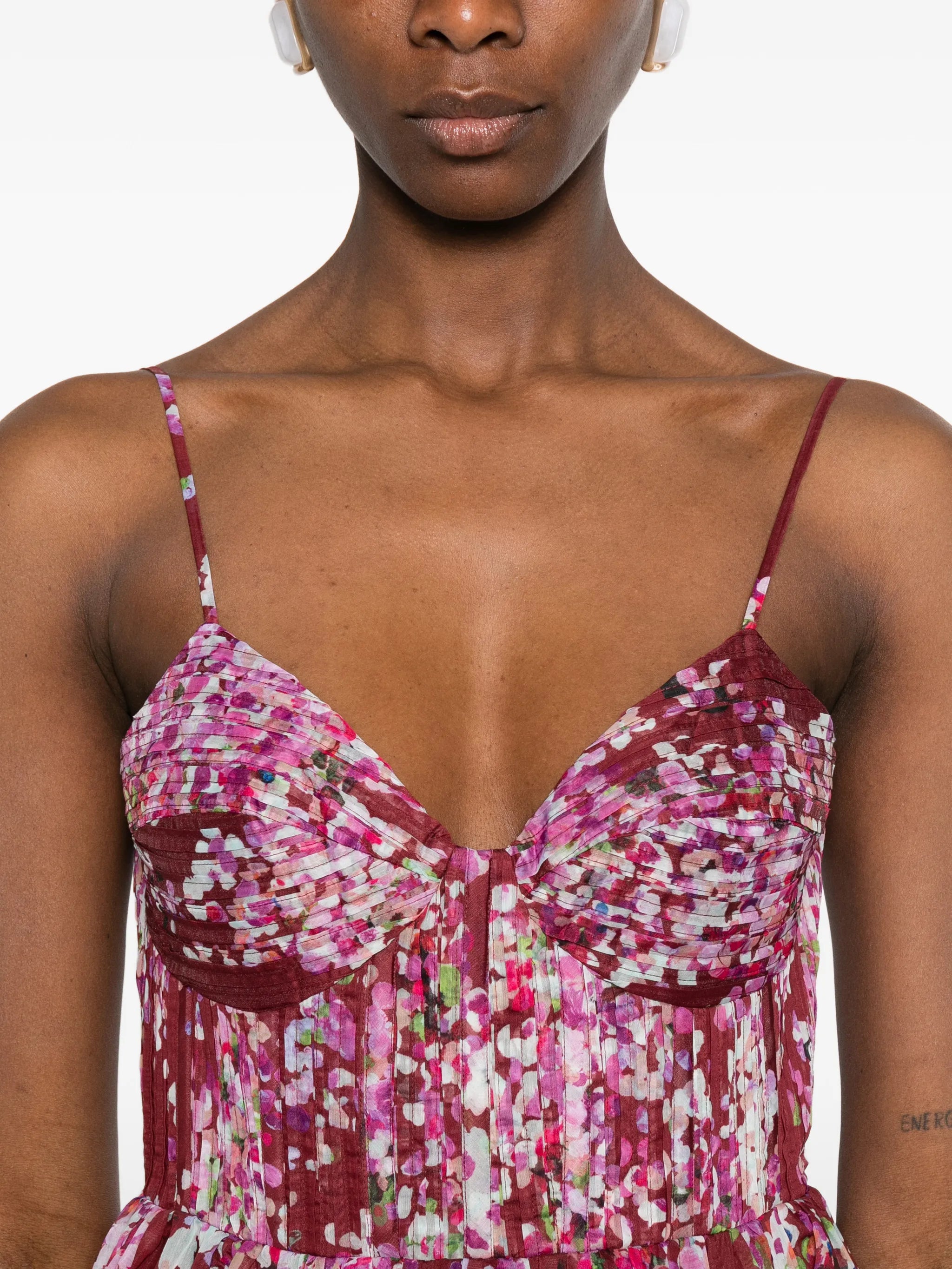 Fortuna floral-print maxi dress