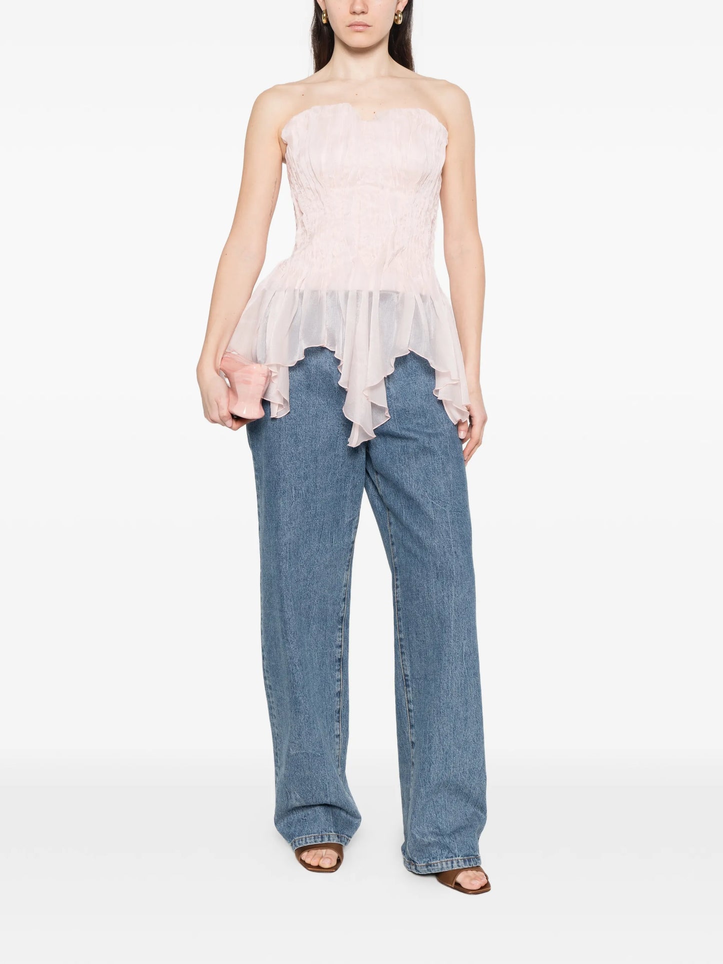 Nisha ruffled bustier
