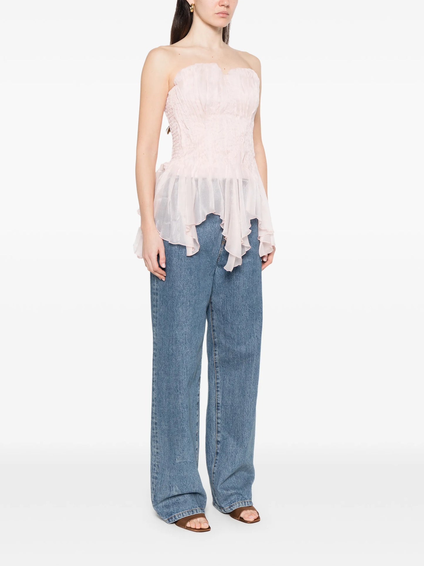Nisha ruffled bustier