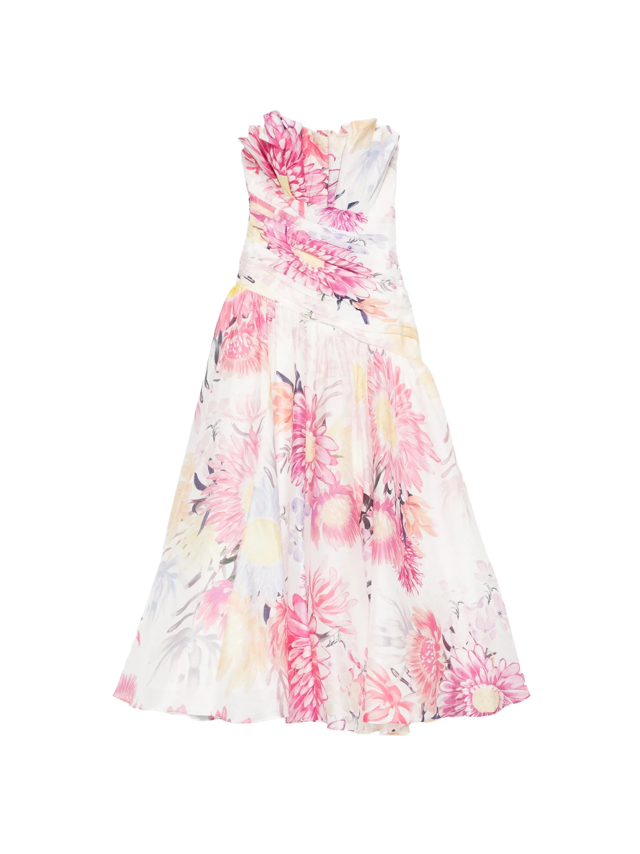 Reflector ruffled maxi dress