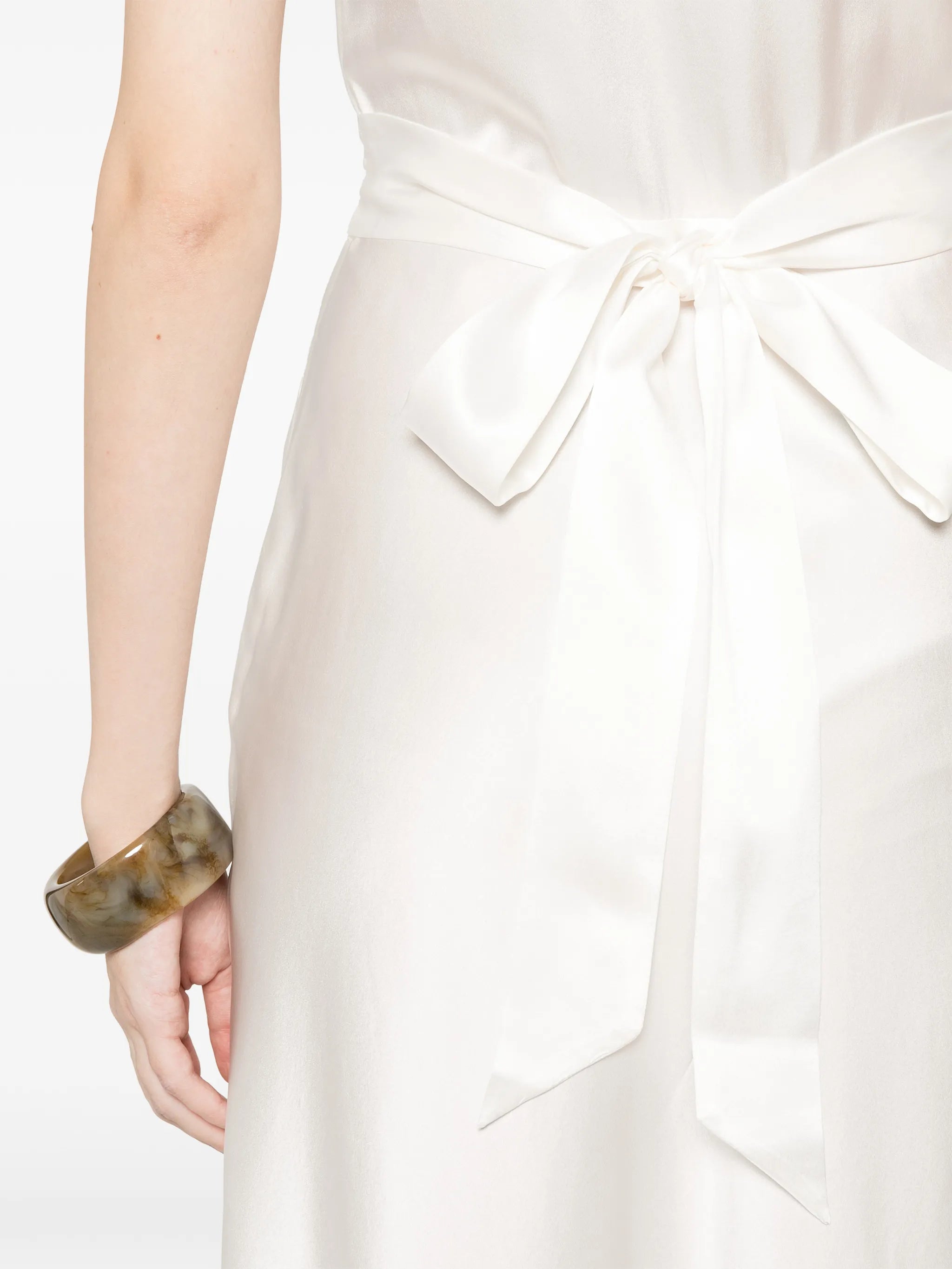 Coraline lace V-neck midi dress