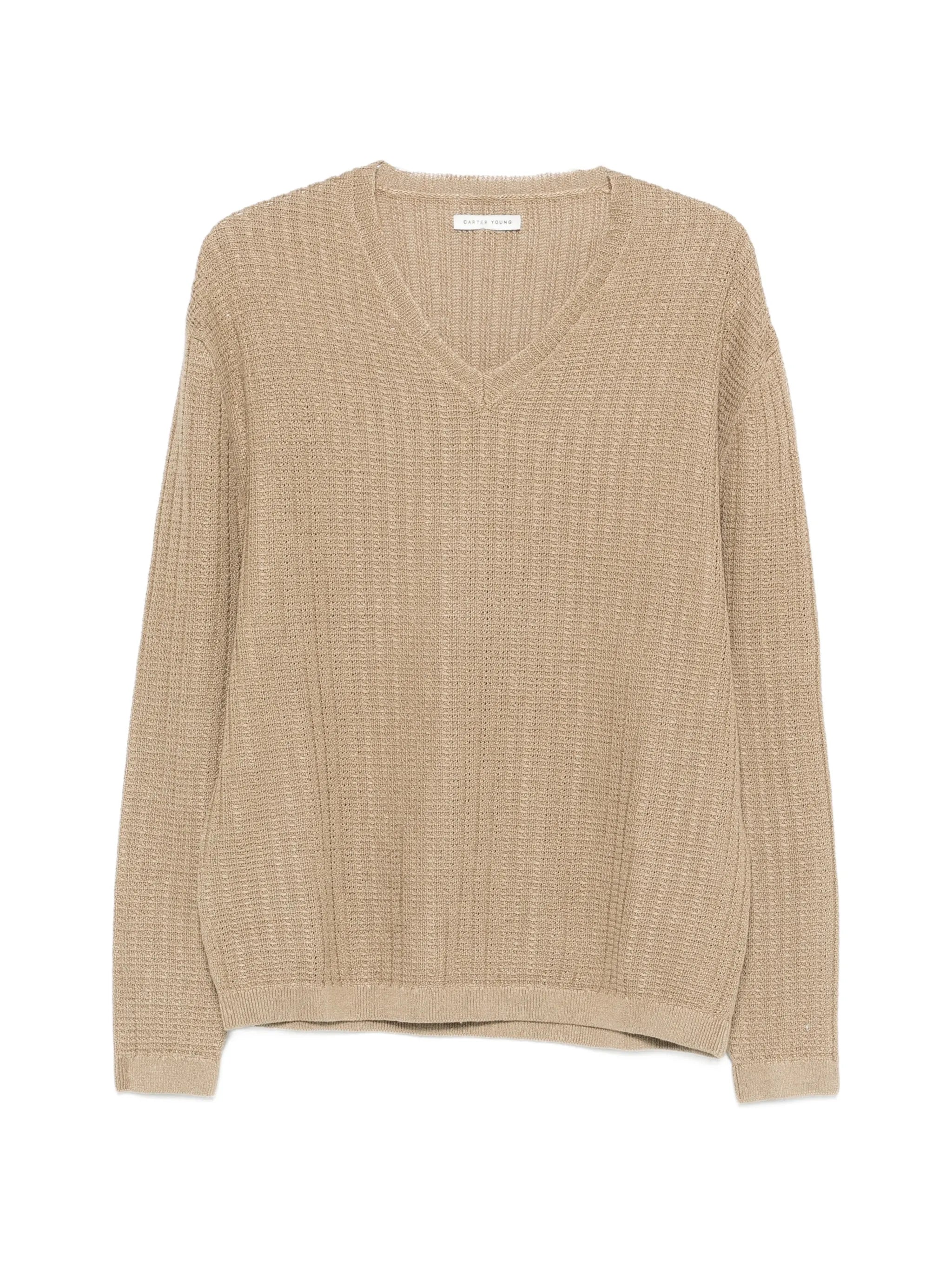 V-neck sweater