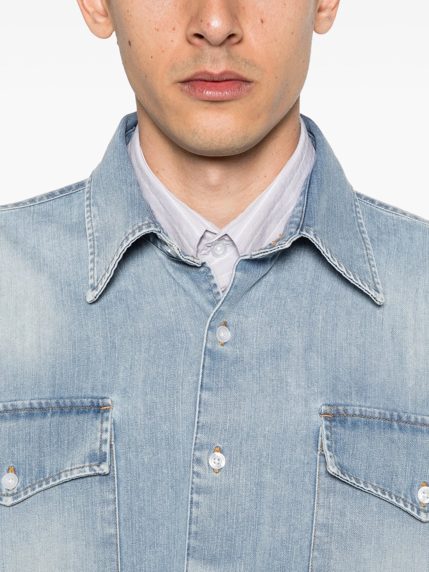 denim utility shirt
