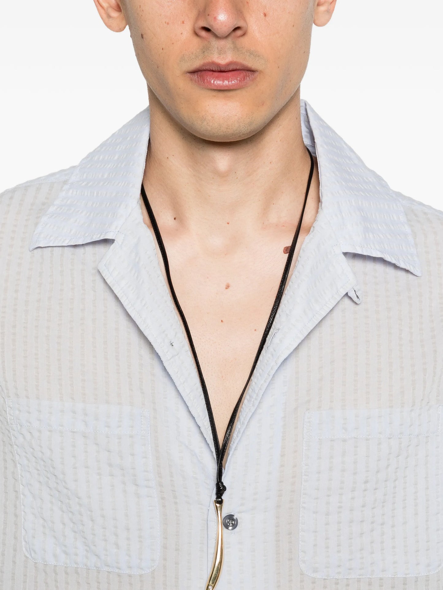pocket seersucker shirt
