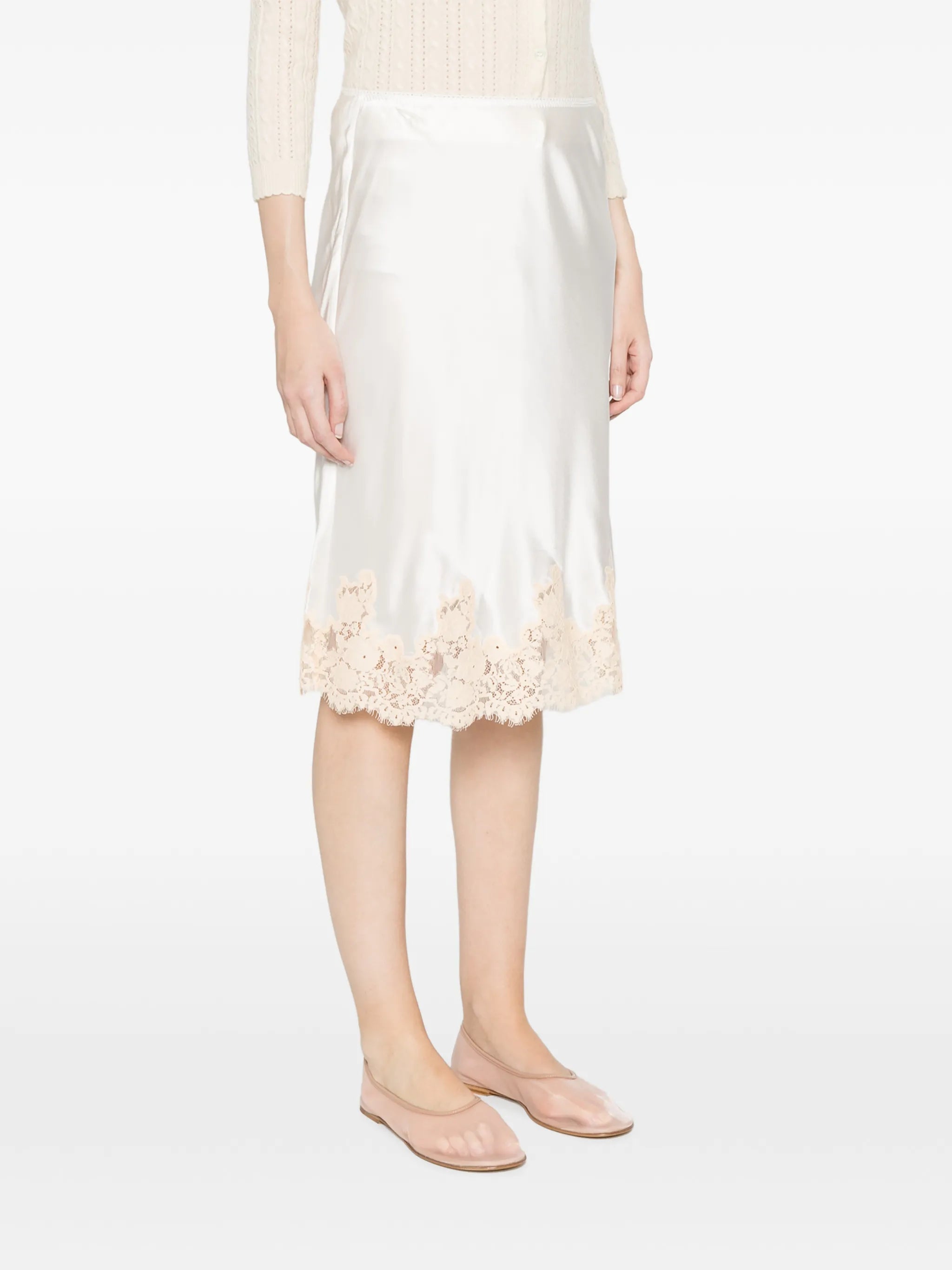 Elowette lace midi skirt