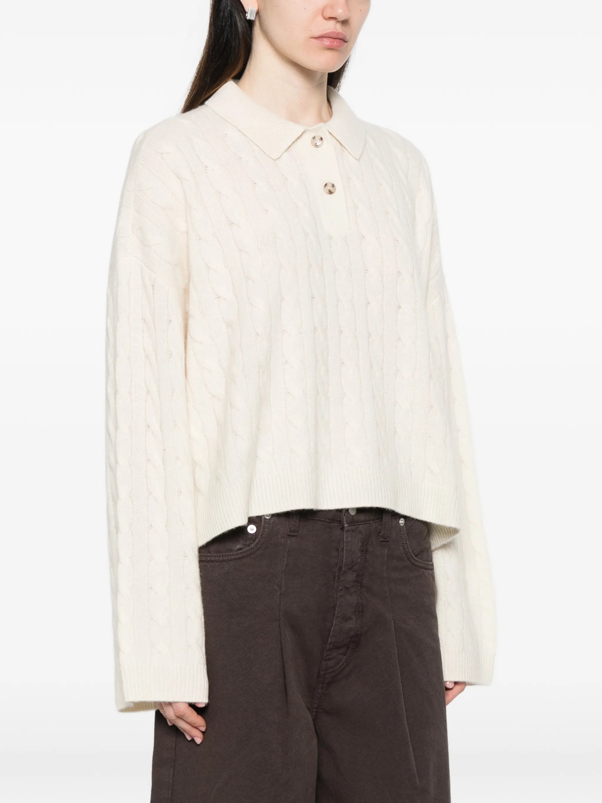 Cambridge cable-knit sweater