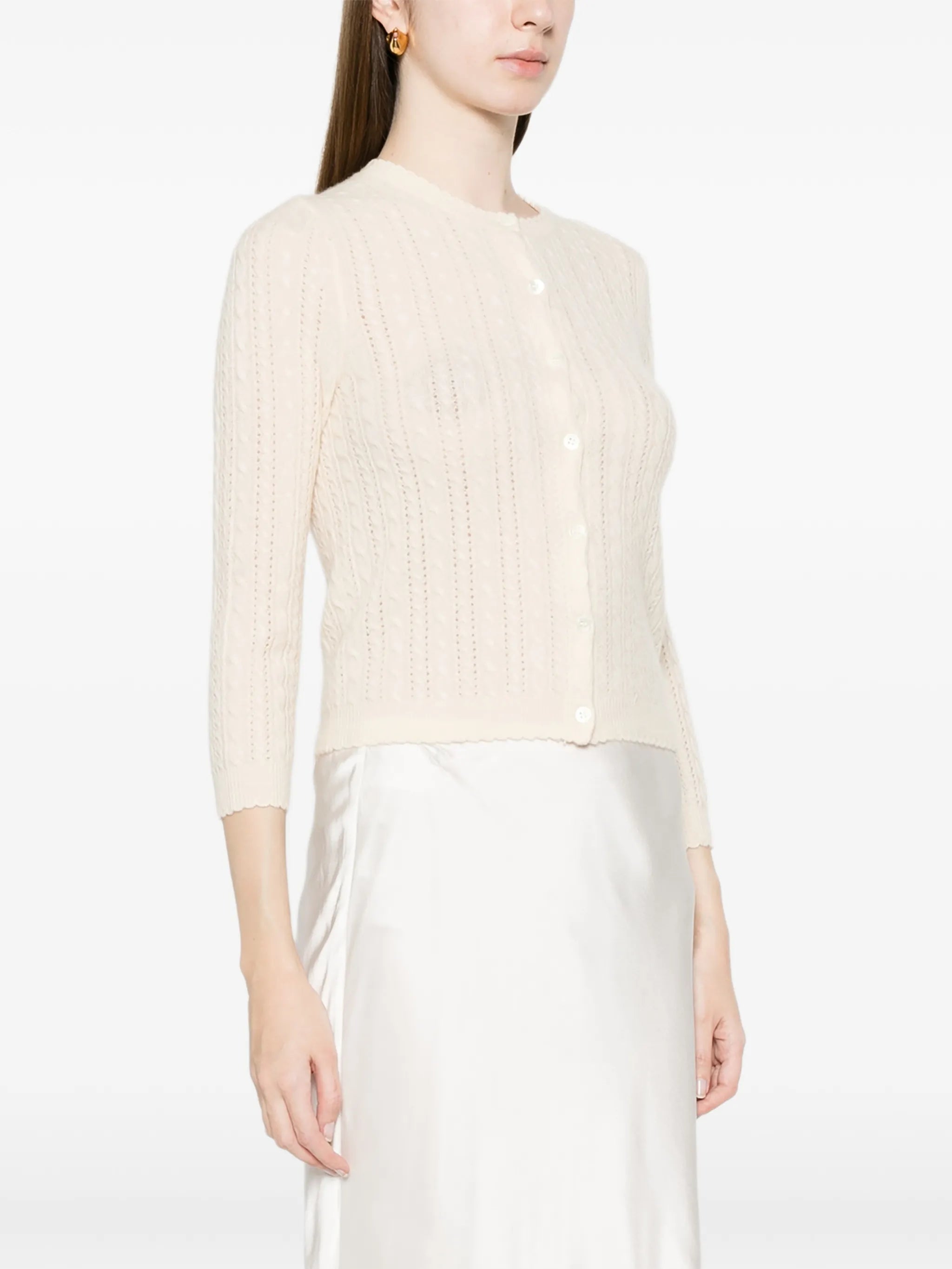 Danae cable-knit cardigan