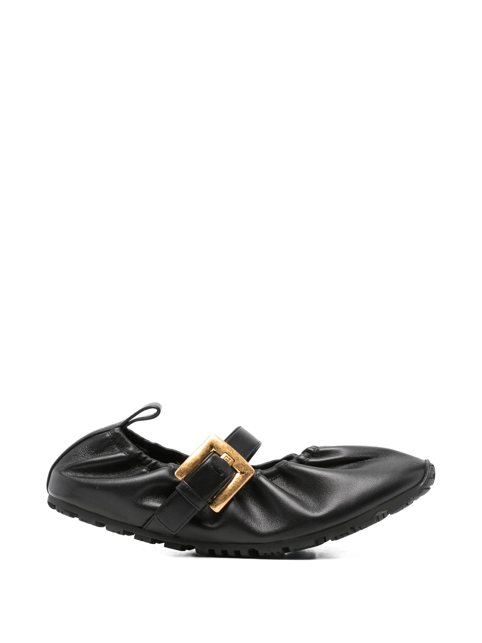 buckle strap ballerina
