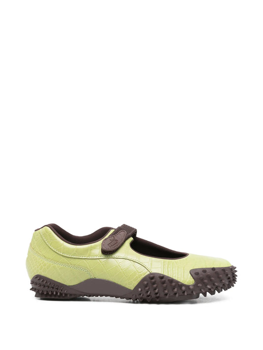 Mostro Fey croc-effect sneakerinas