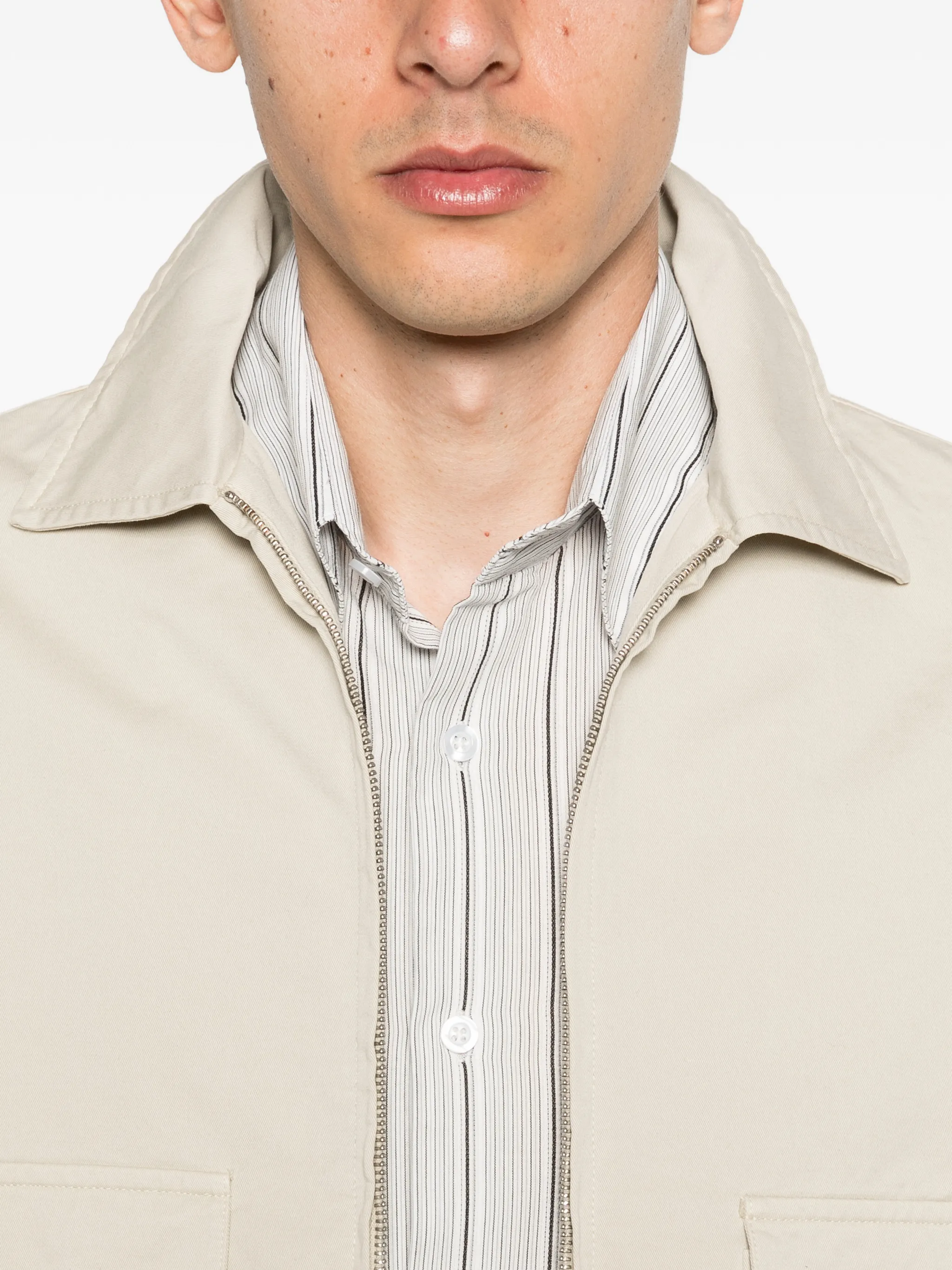 pocket zip jacket