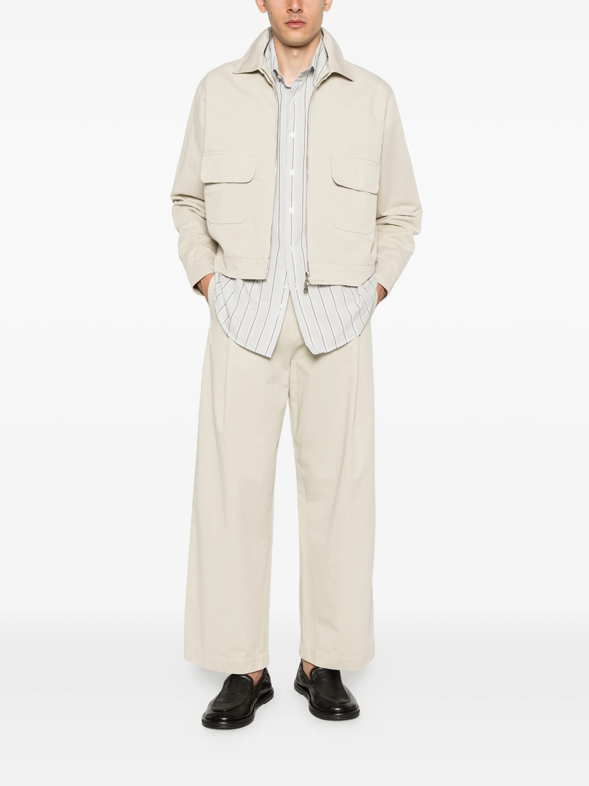 pocket zip jacket