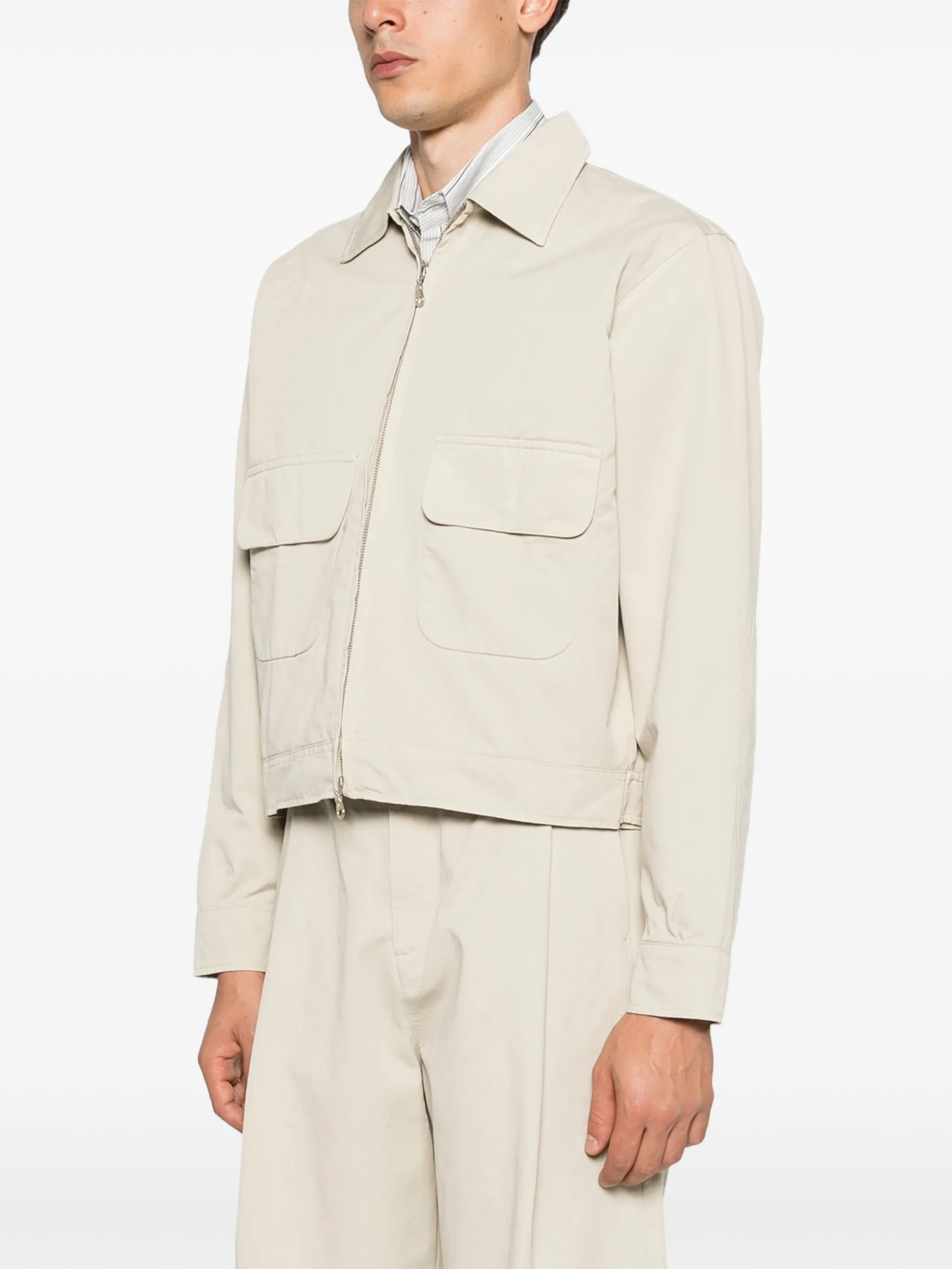 pocket zip jacket