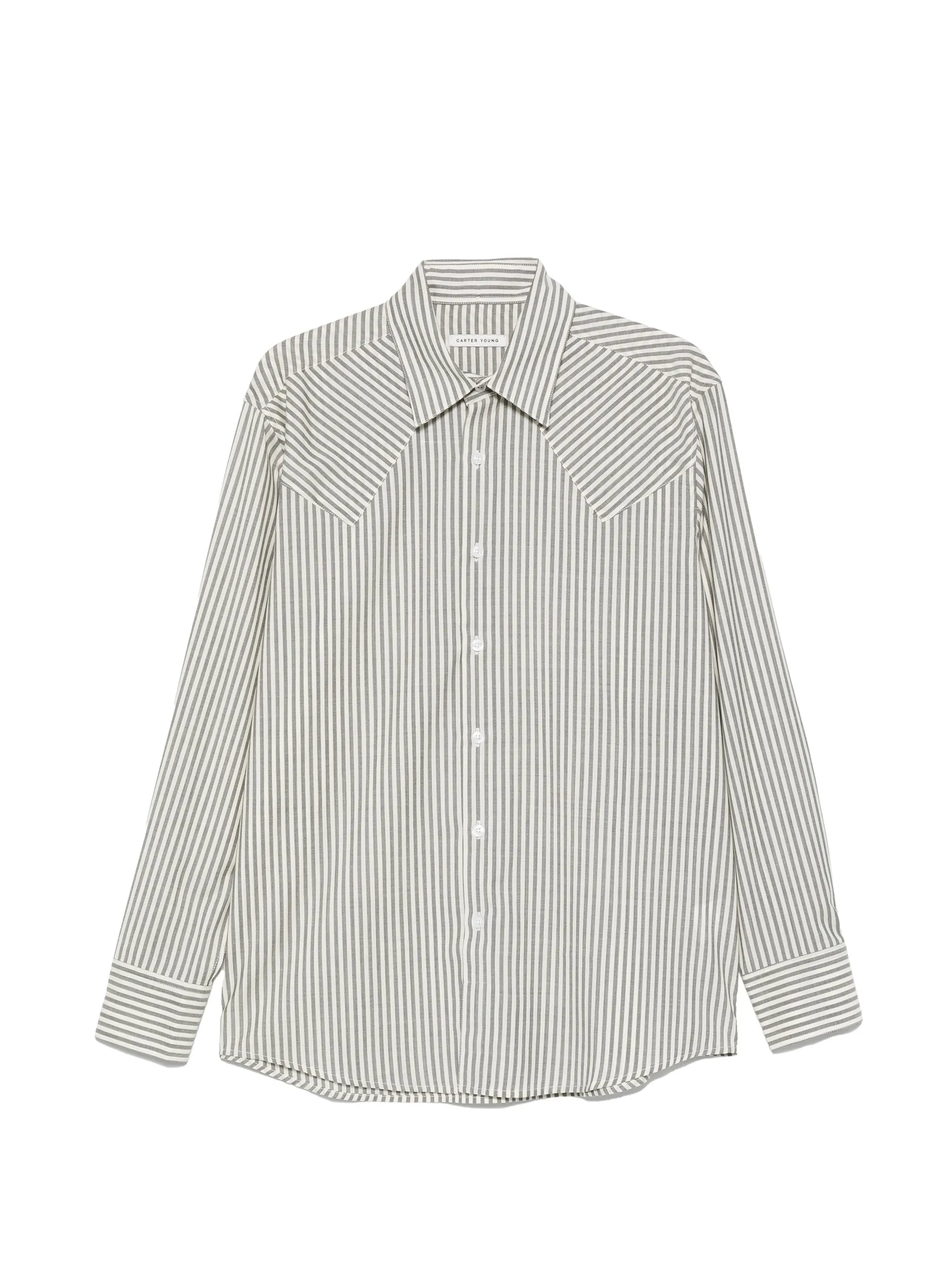 striped western shirt