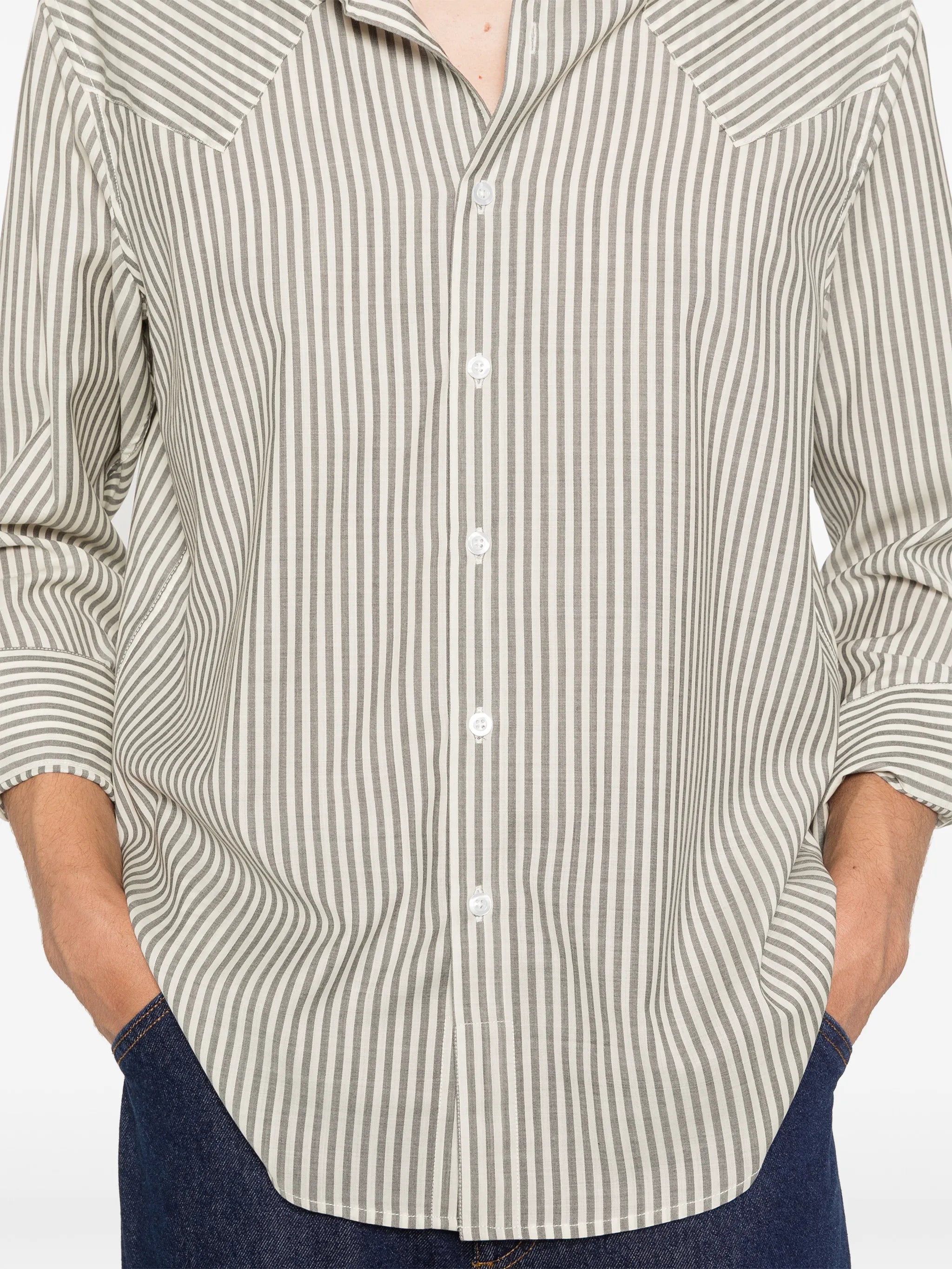 striped western shirt