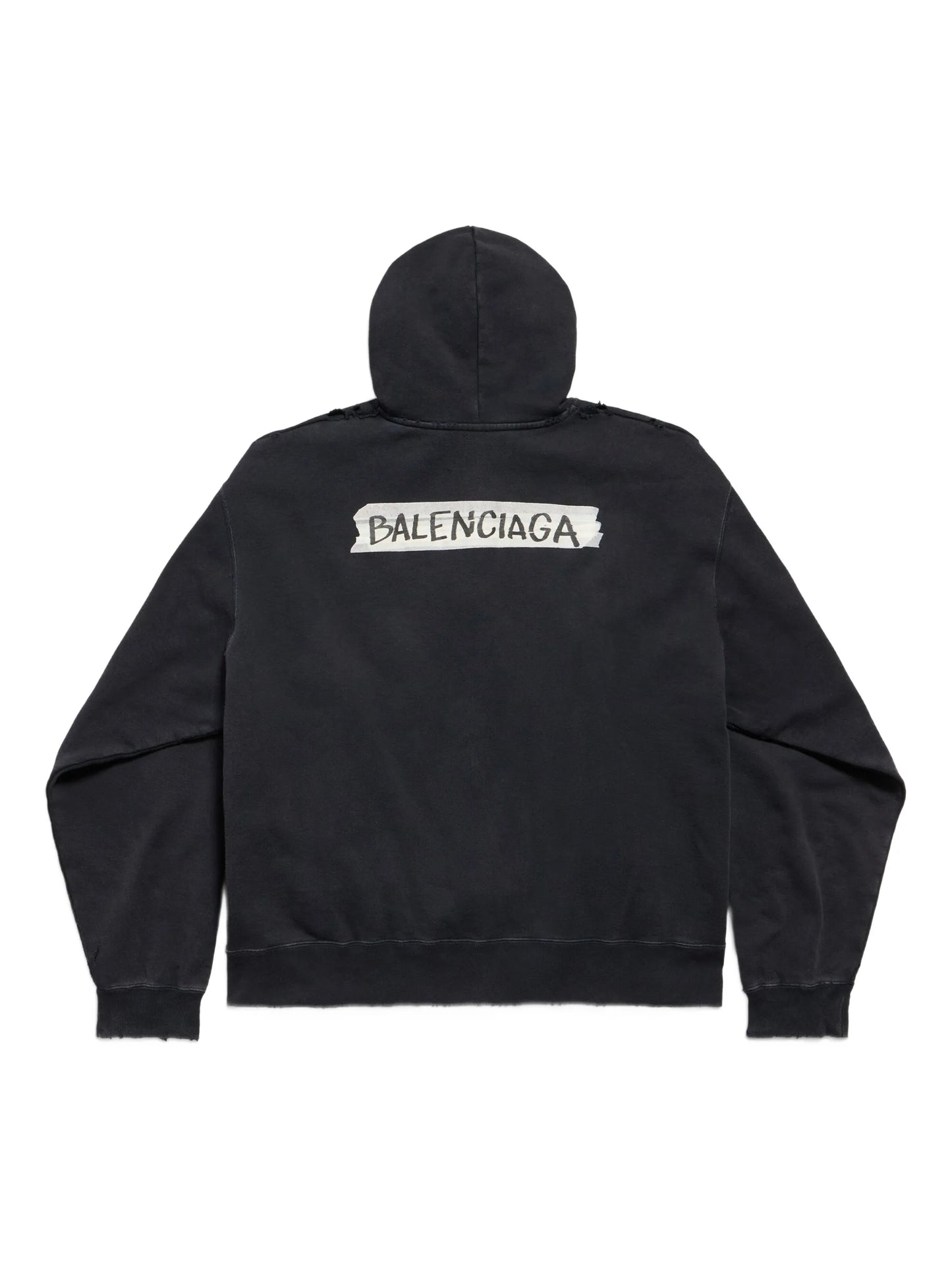 logo-detail zip-up hoodie