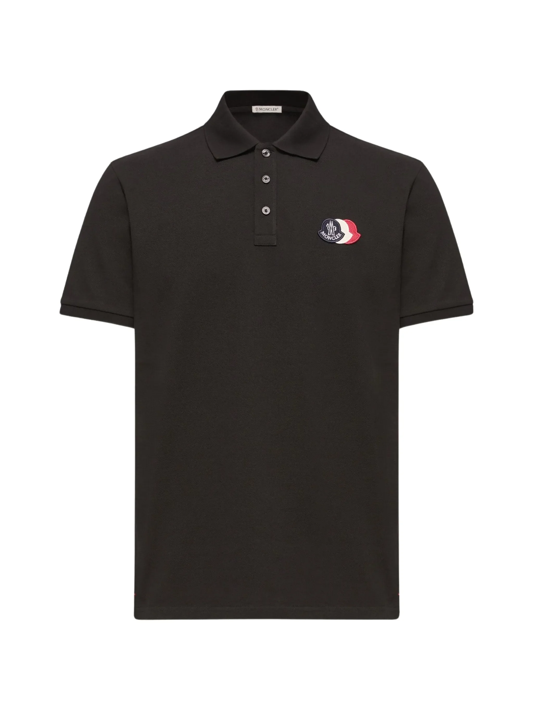 logo-patch polo shirt