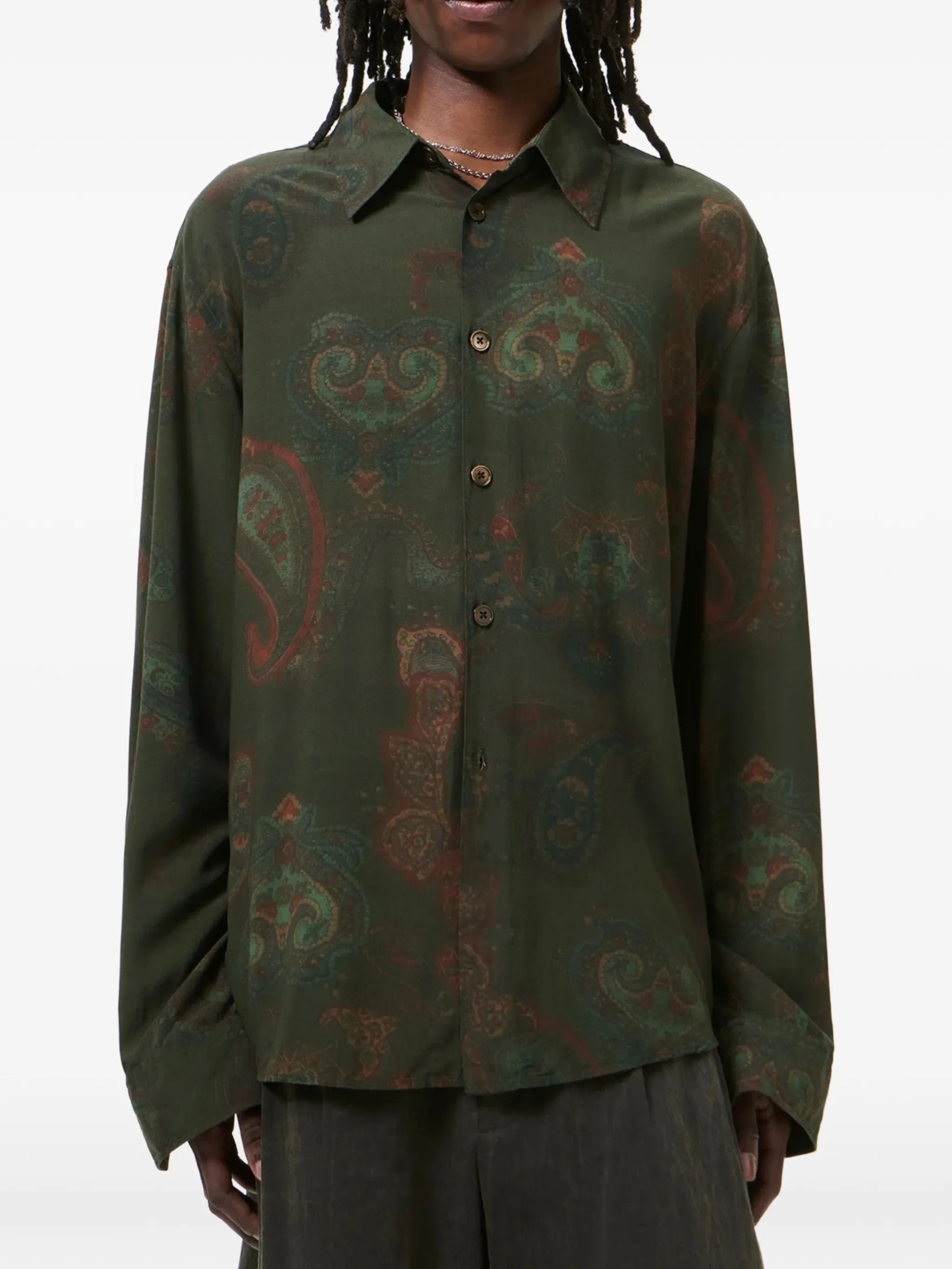 Beyond paisley-print shirt