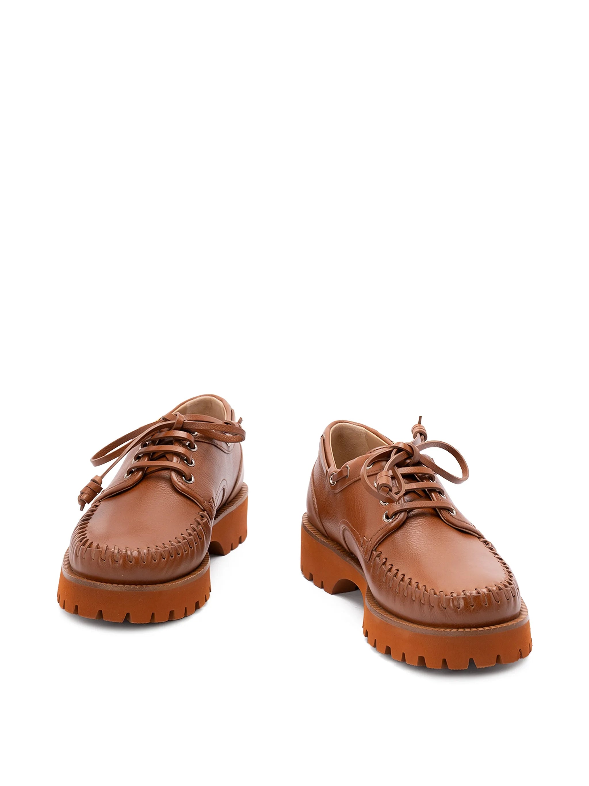Lord Chunky leather boat shoes
