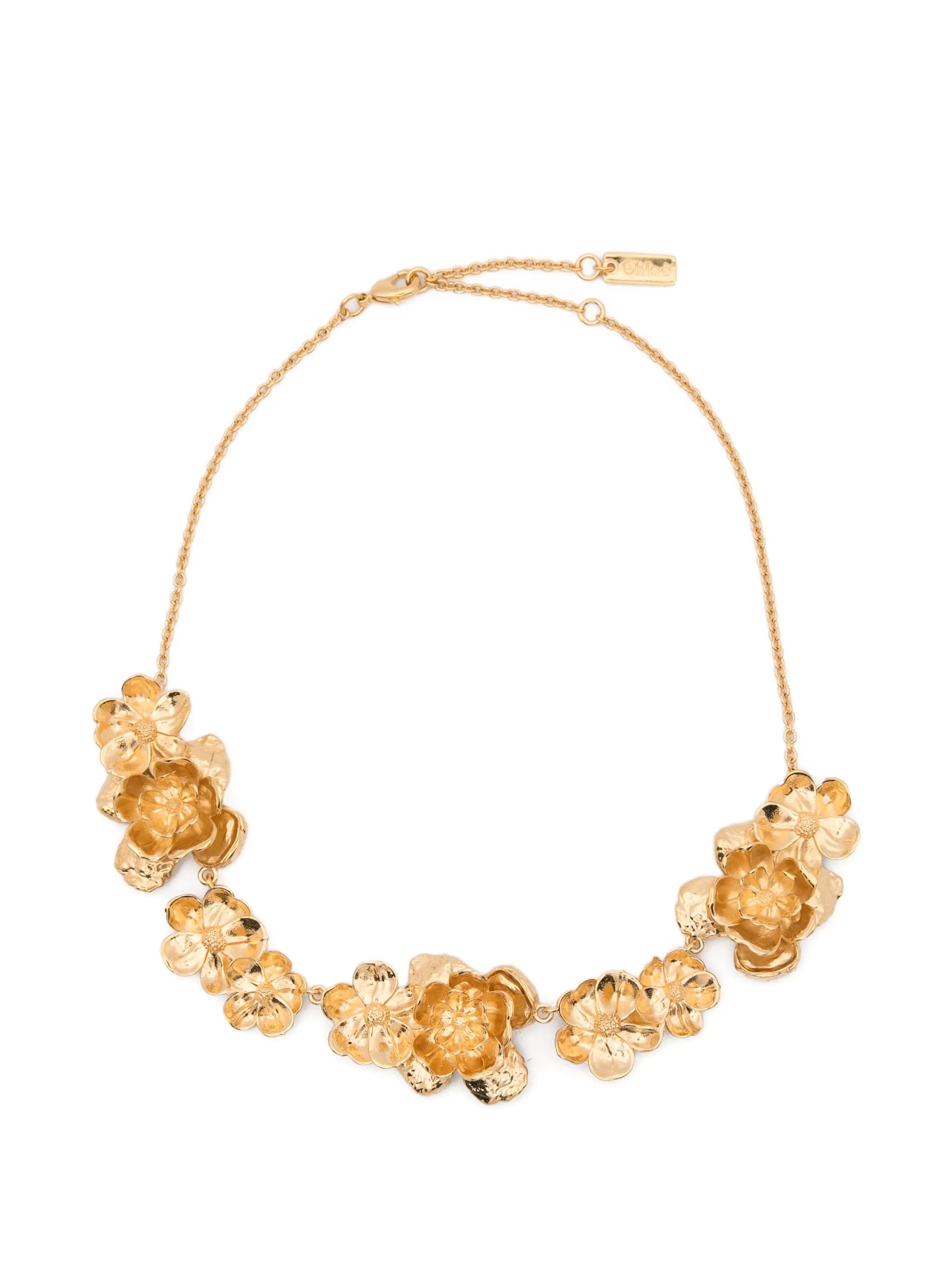 Bouquet flower necklace
