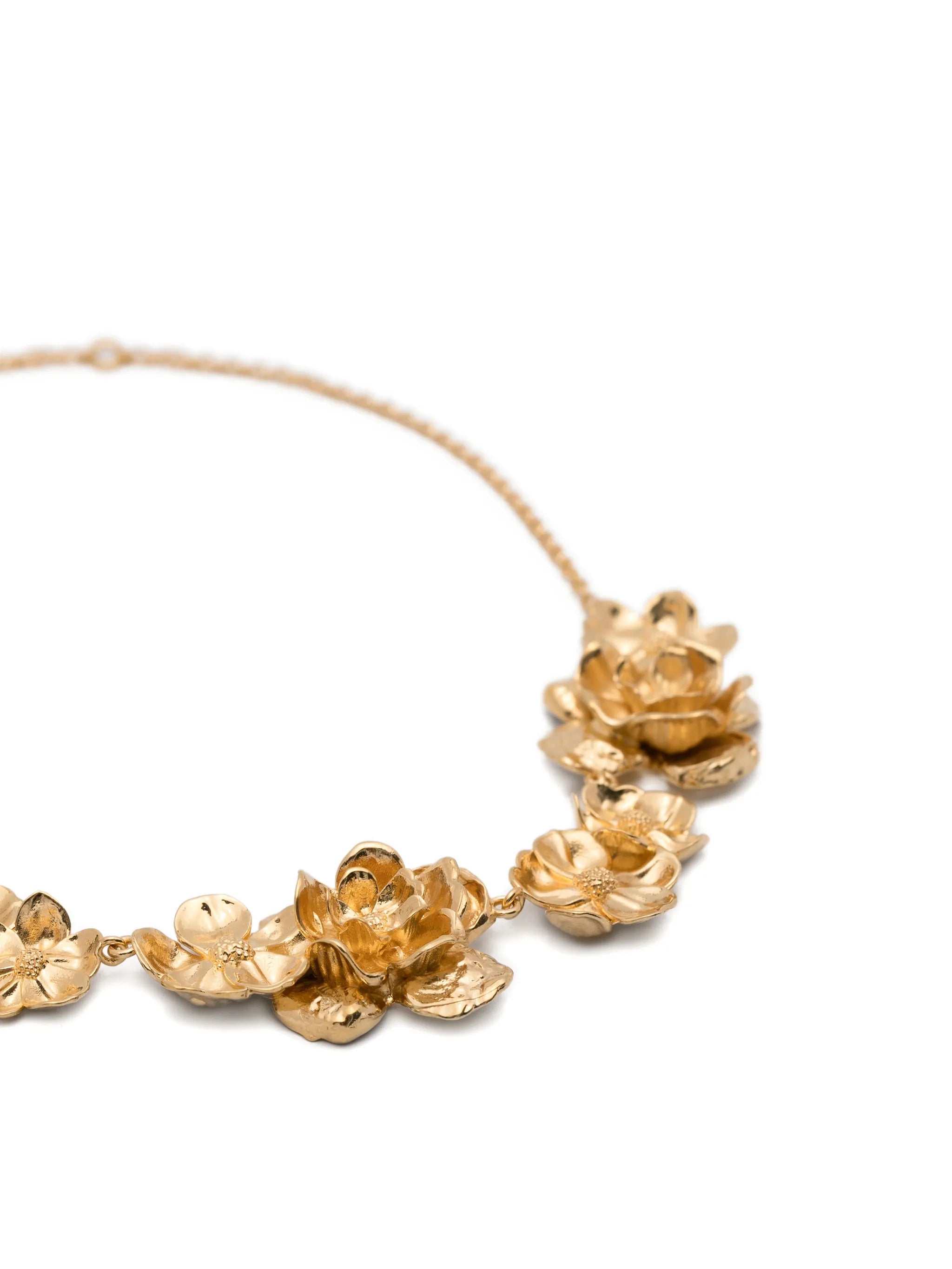 Bouquet flower necklace