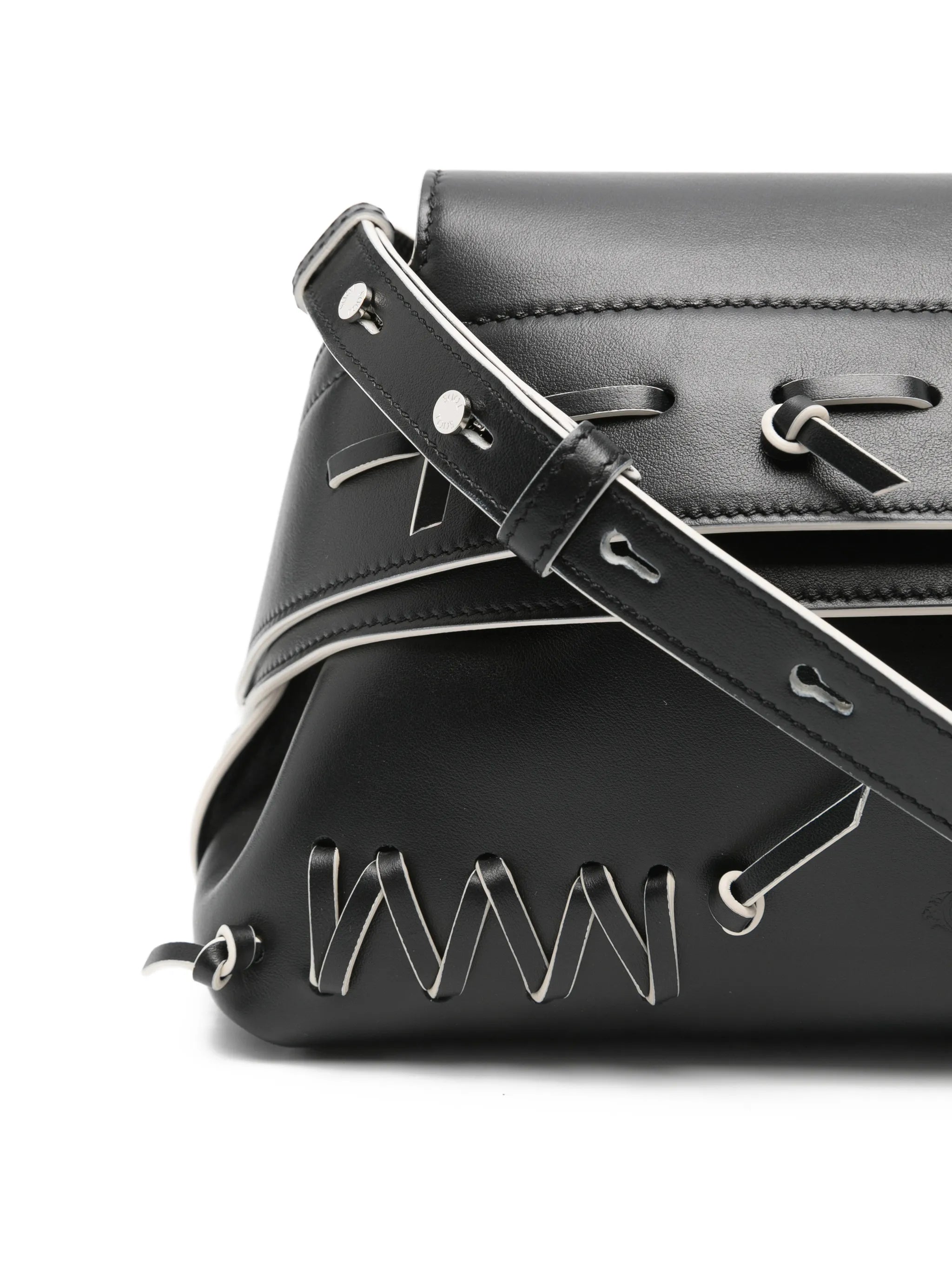 small leather clutch bag