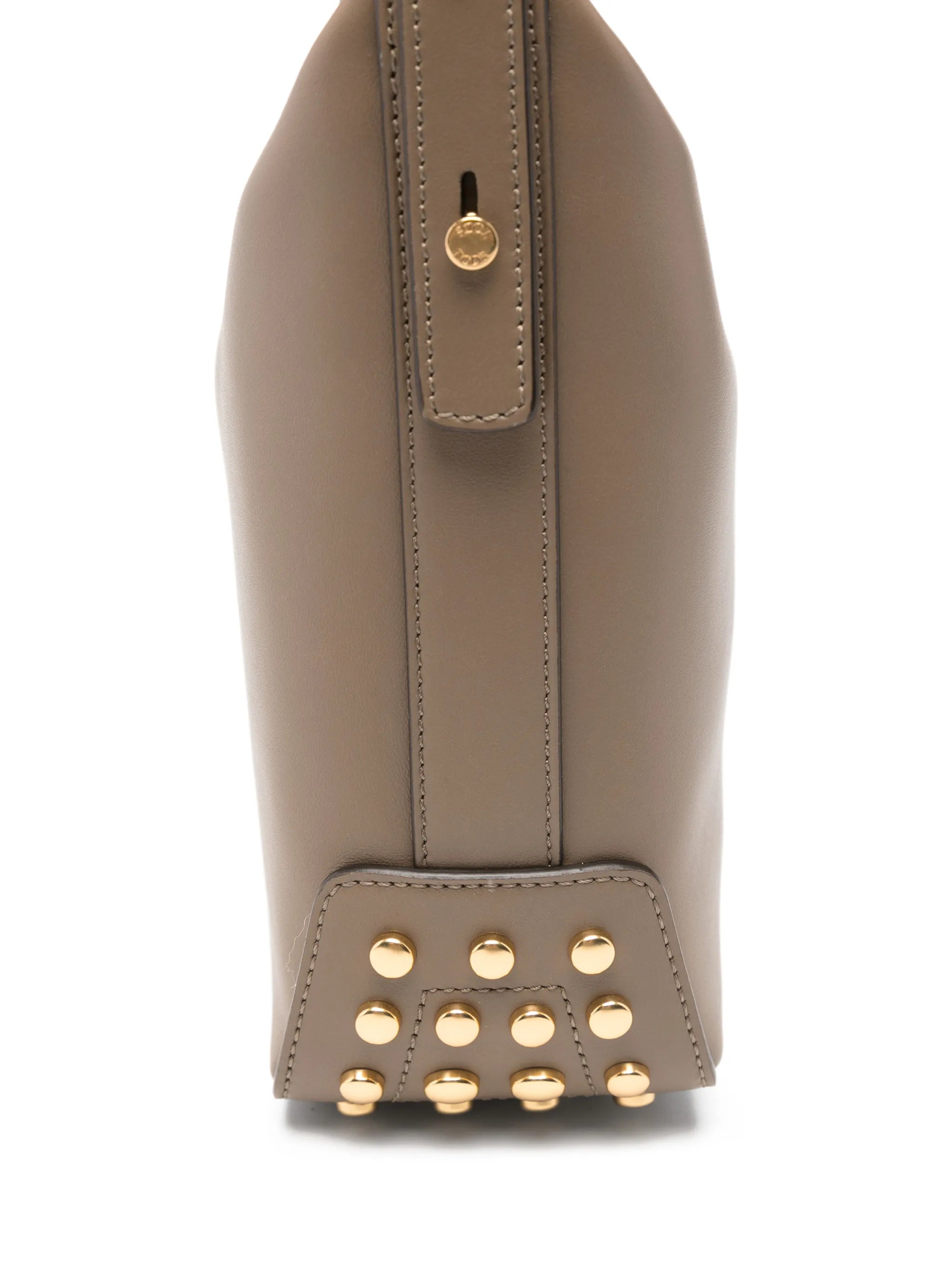 medium studded leather bucket bag