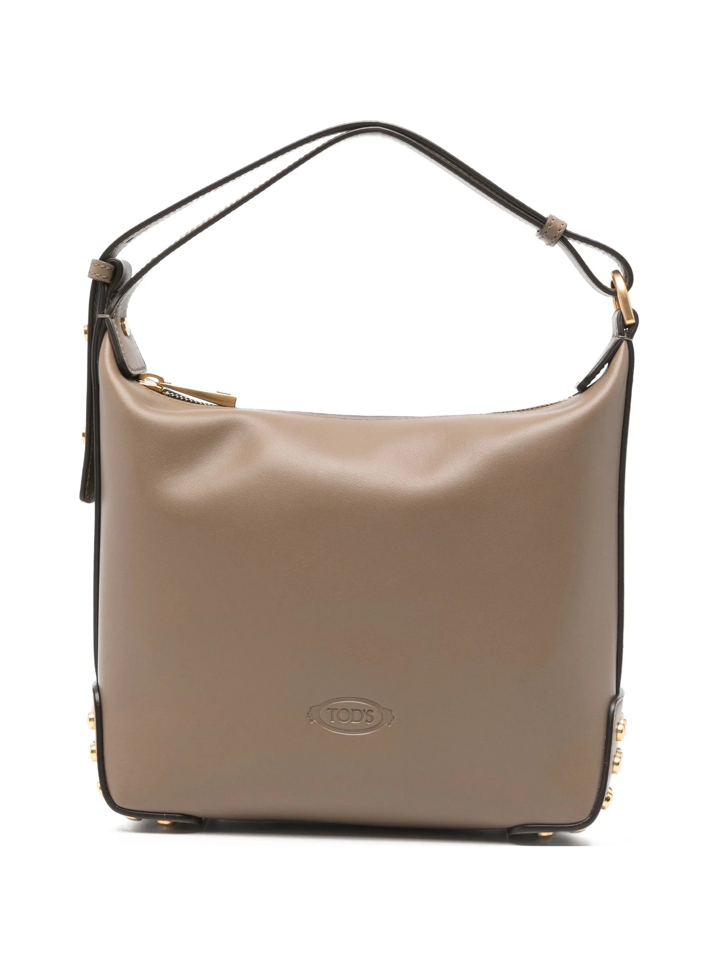 medium studded leather bucket bag
