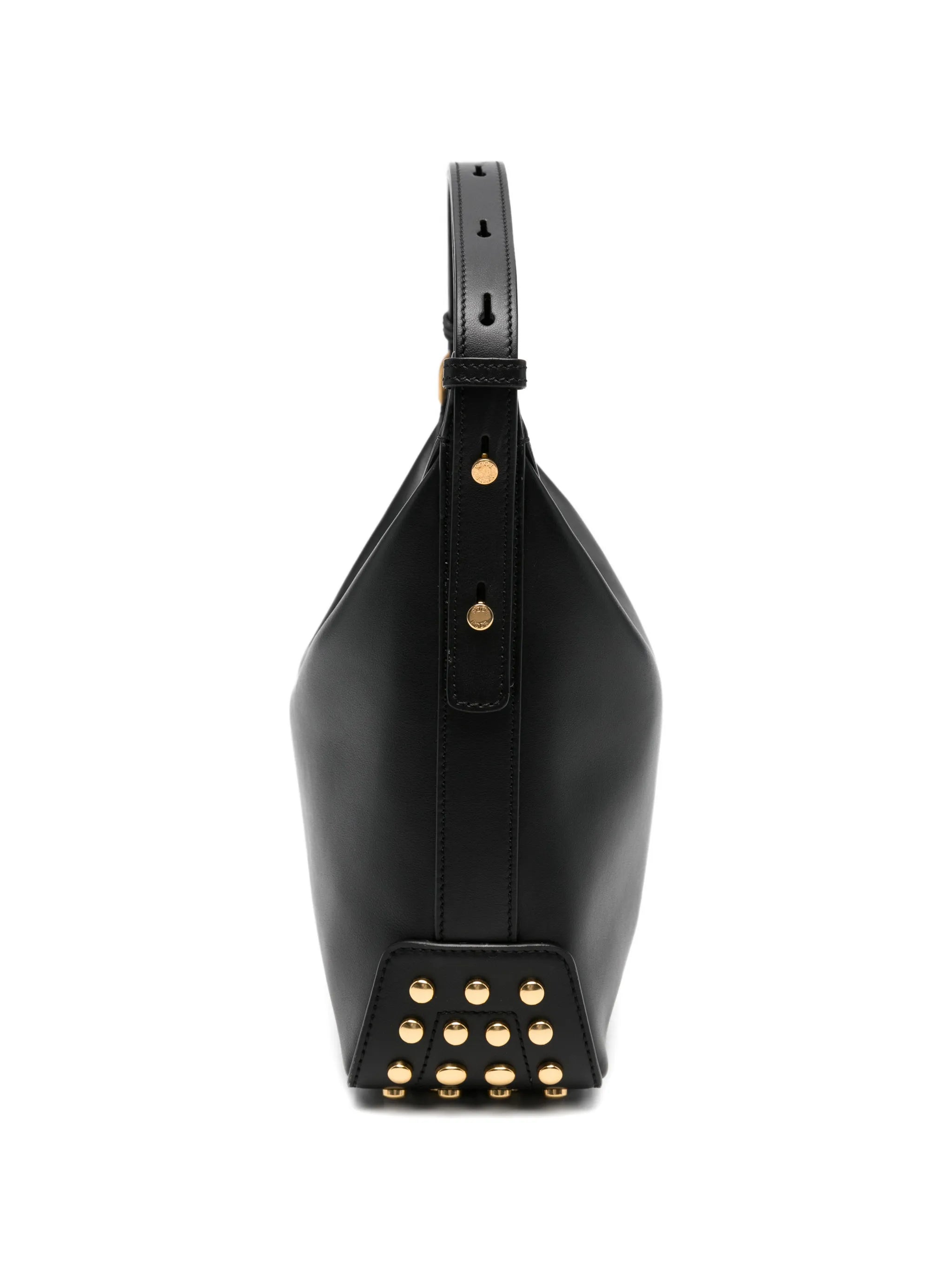 stud-embellishment leather tote bag
