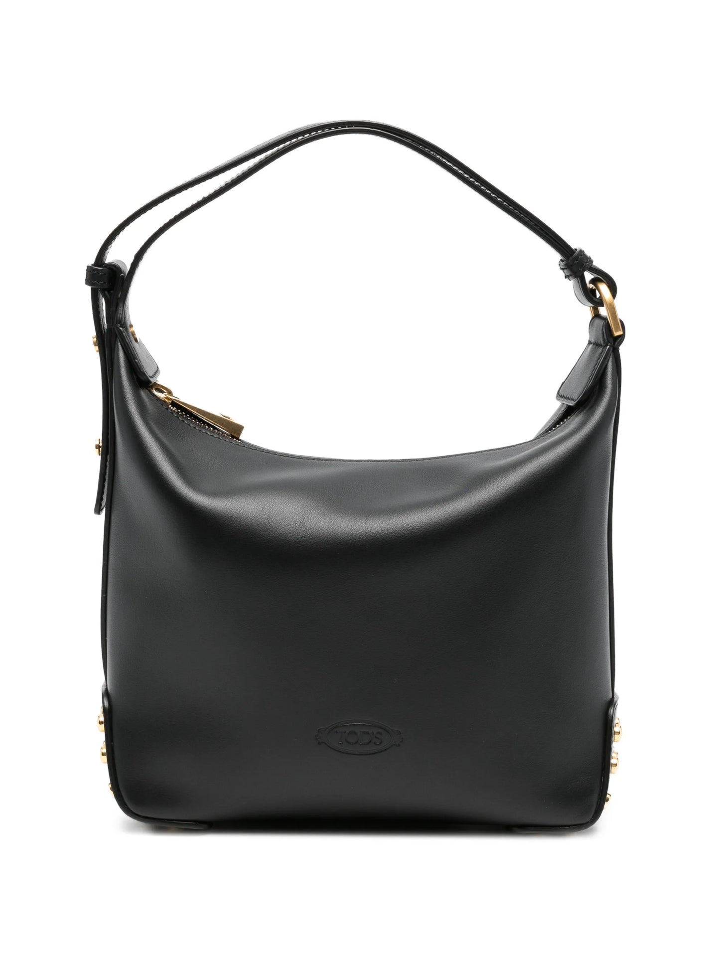 stud-embellishment leather tote bag