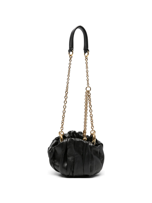 Plissé pleated shoulder bag