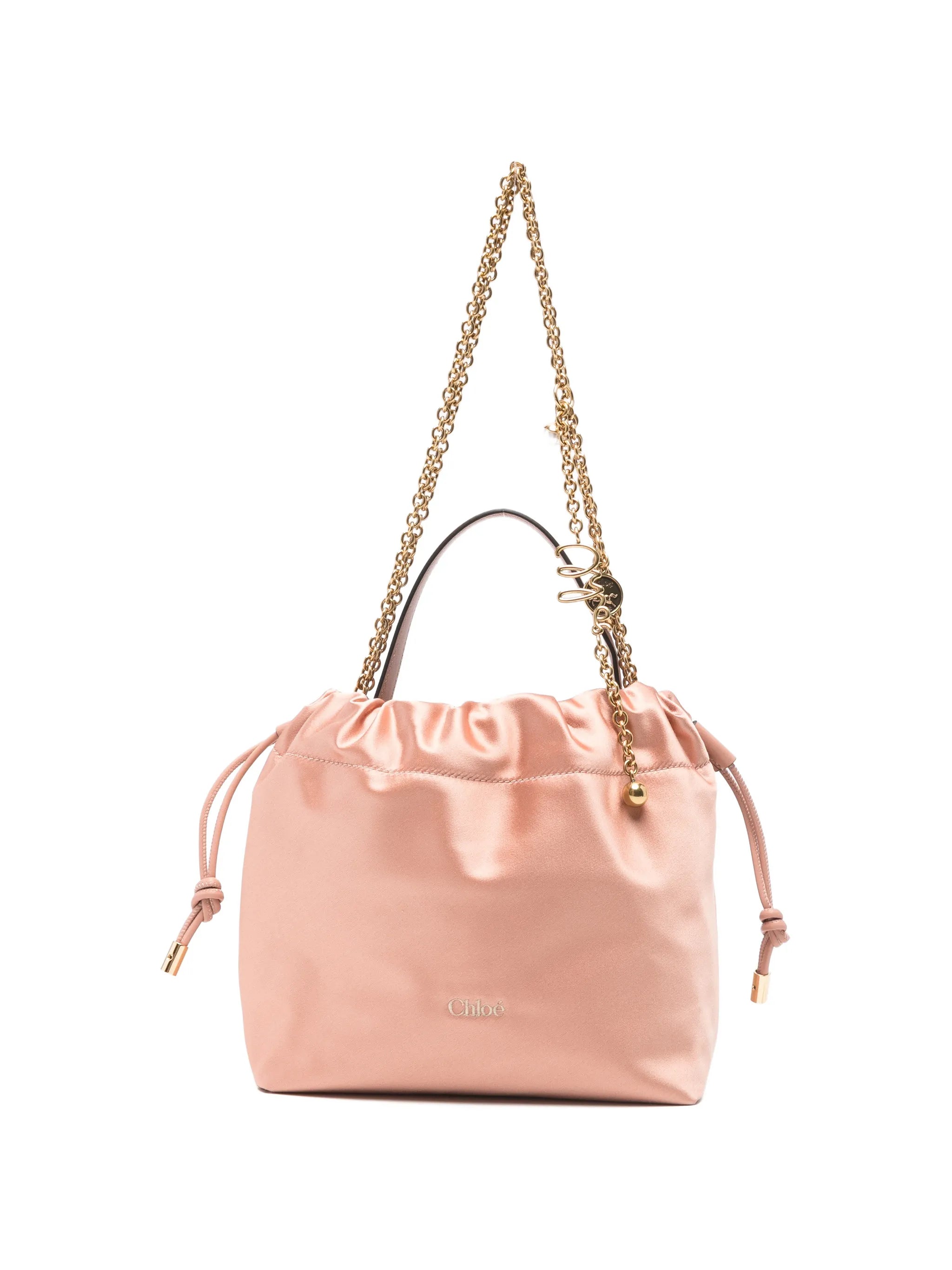 mini gathered tote bag