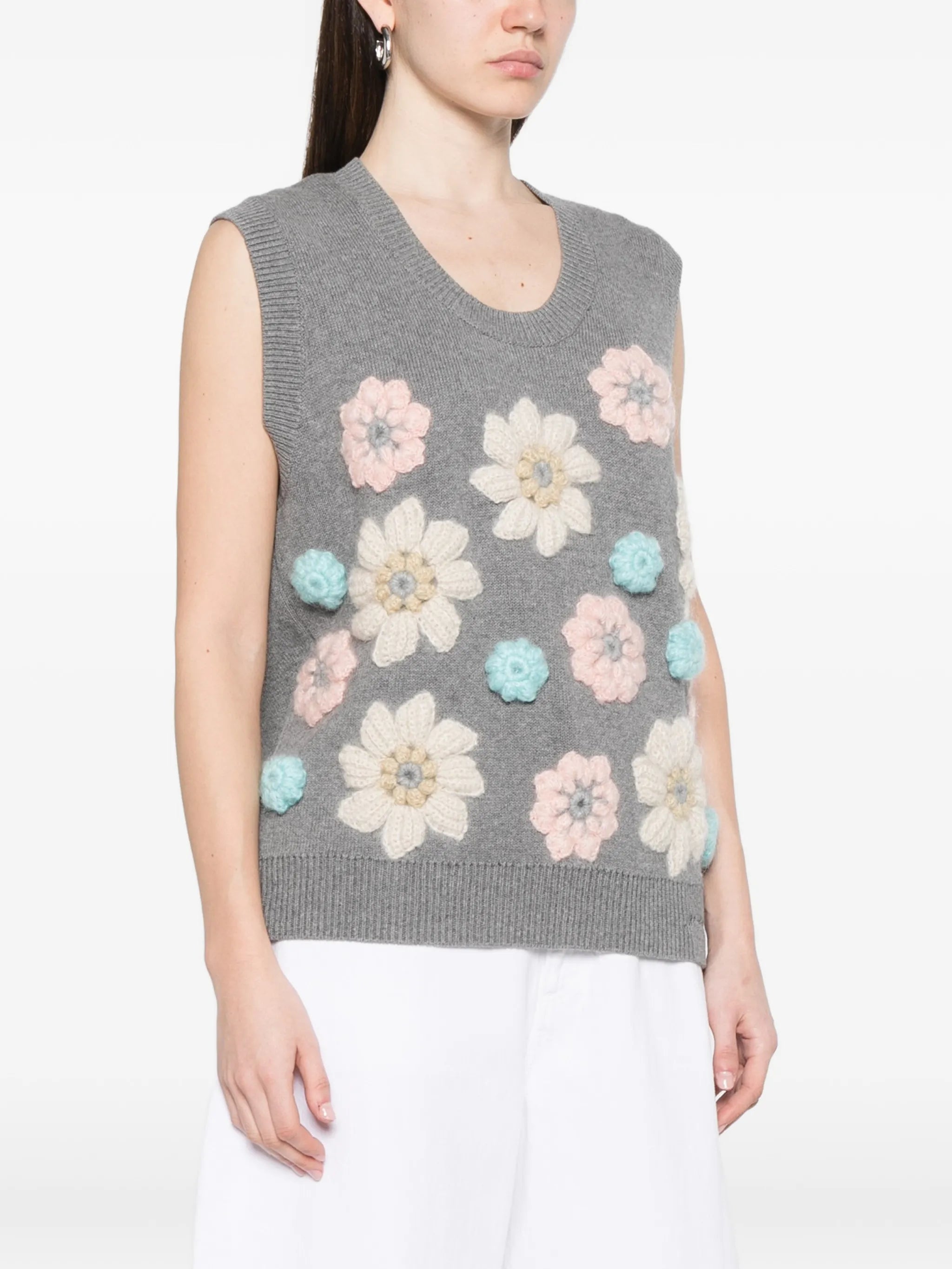 floral vest