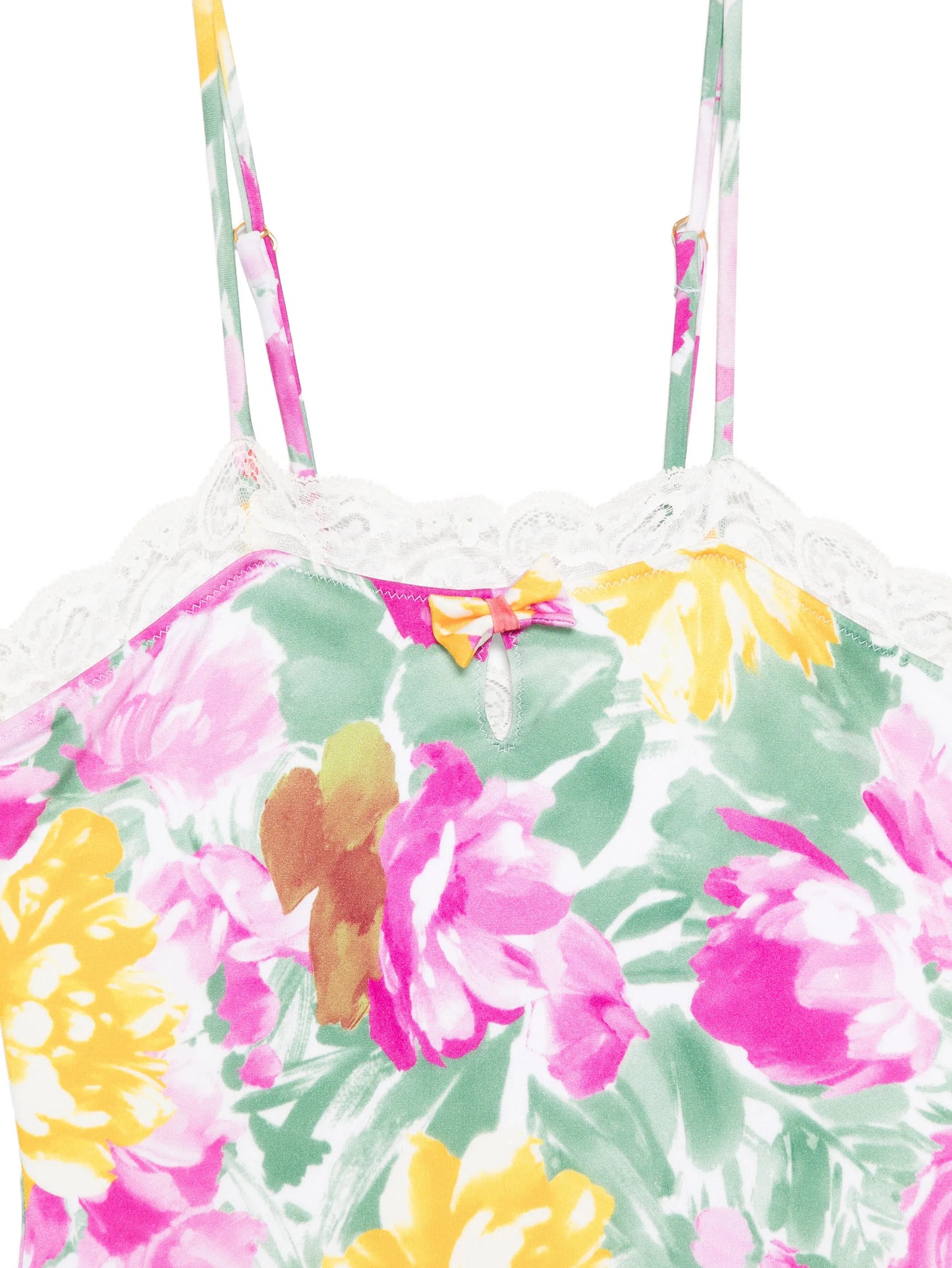 floral-print swimsuit