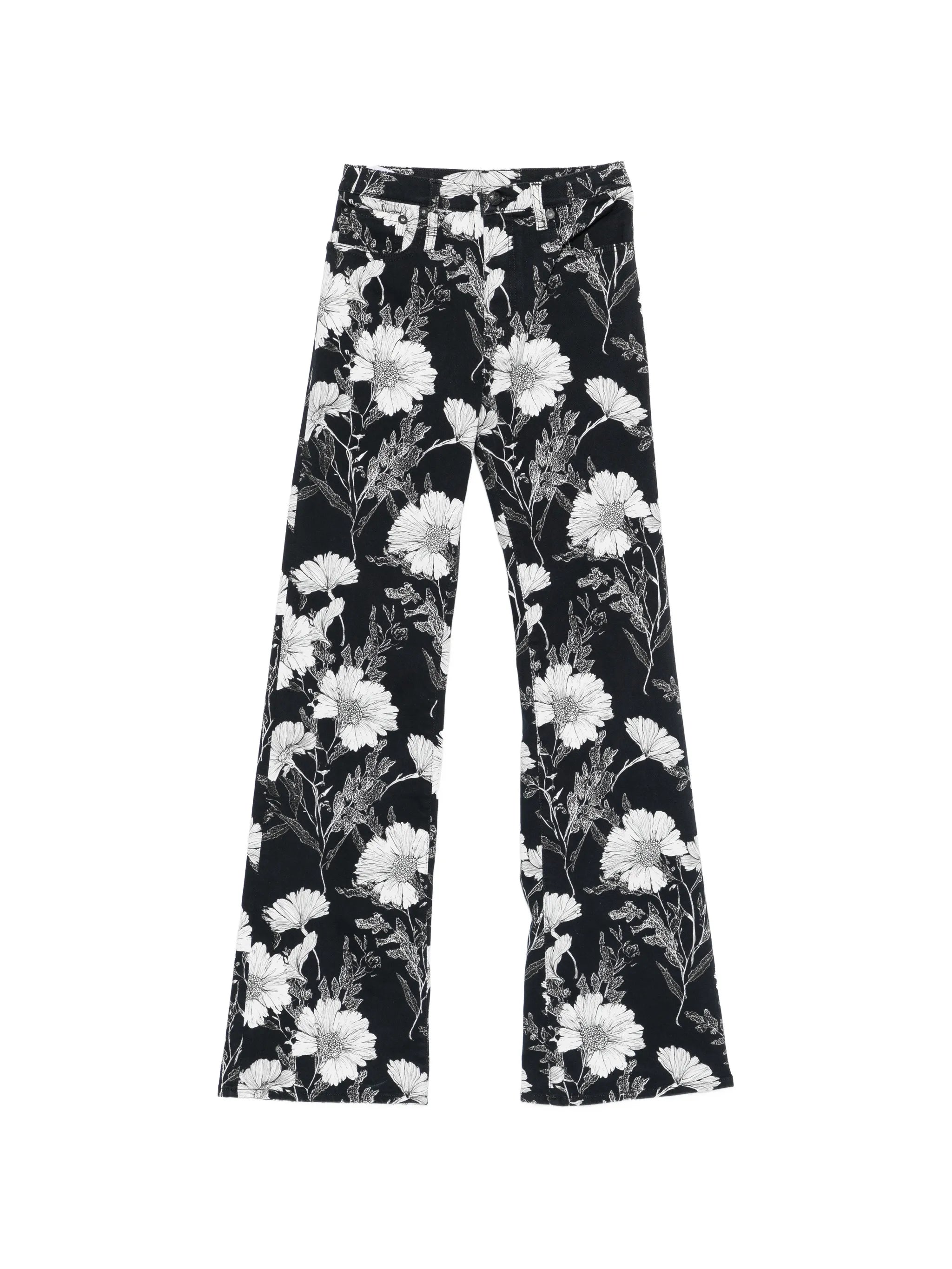 Jane flower-print jeans