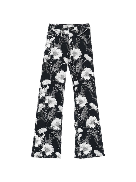 Jane flower-print jeans