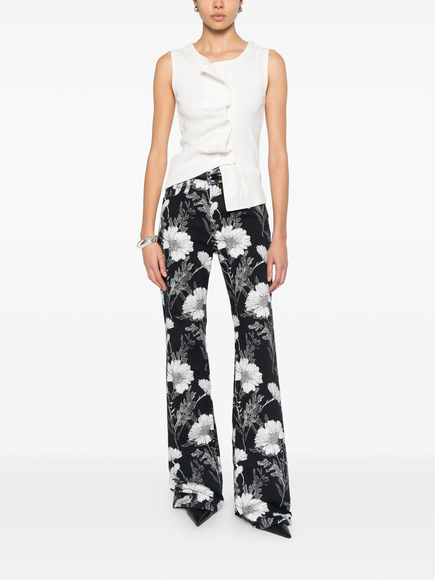 Jane flower-print jeans
