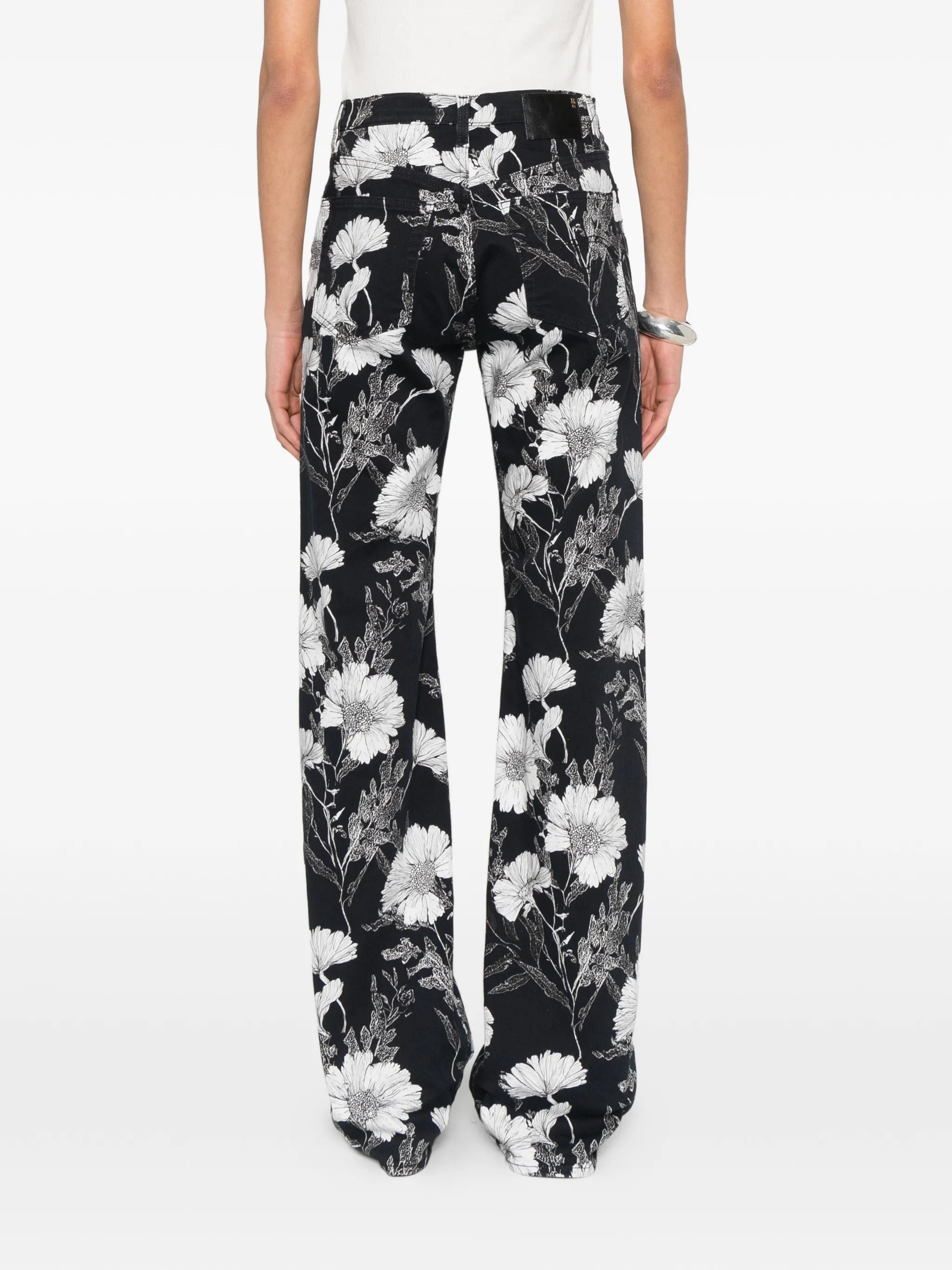 Jane flower-print jeans