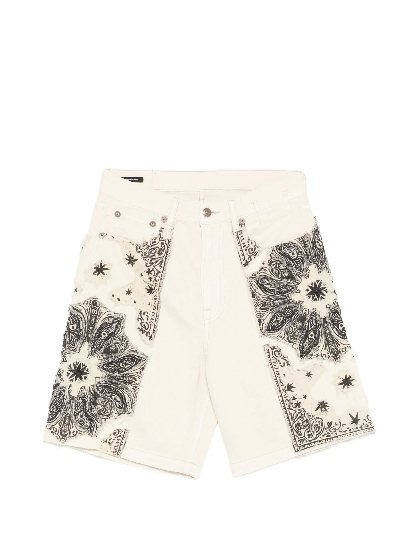 bandana relaxed shorts