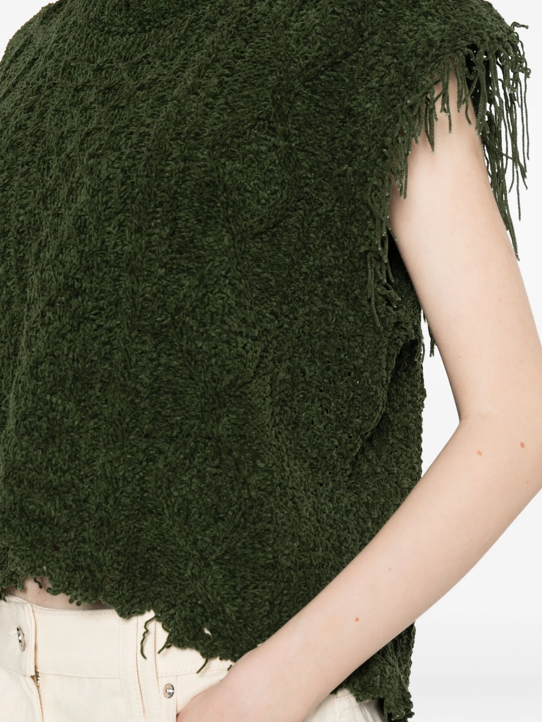 cable knit vest