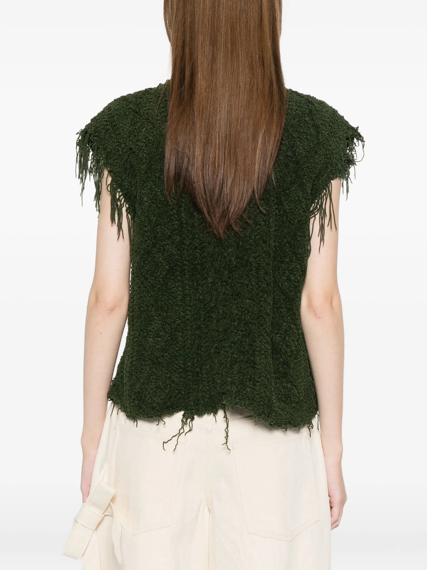 cable knit vest