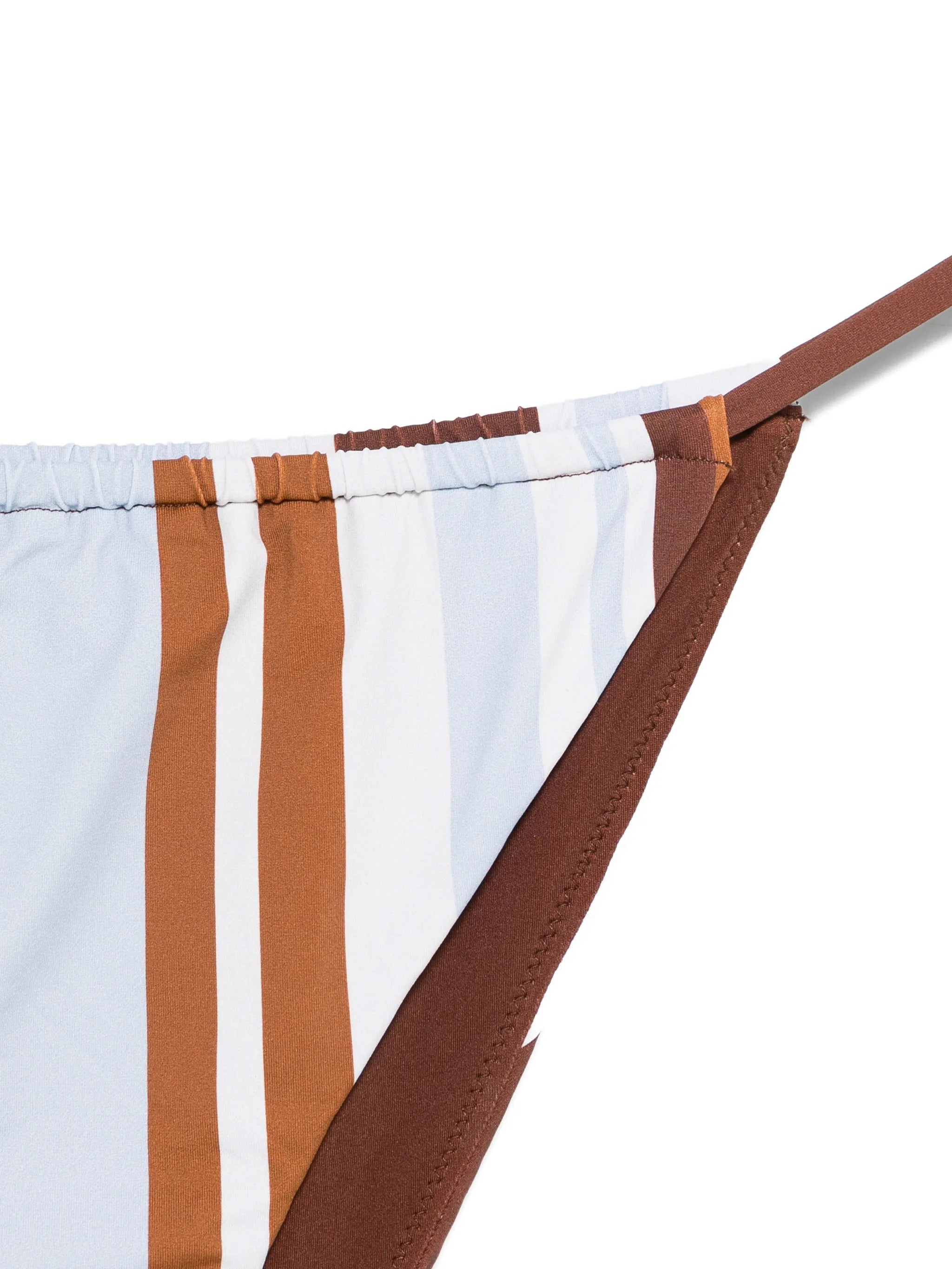 Marais striped-pattern bikini bottoms