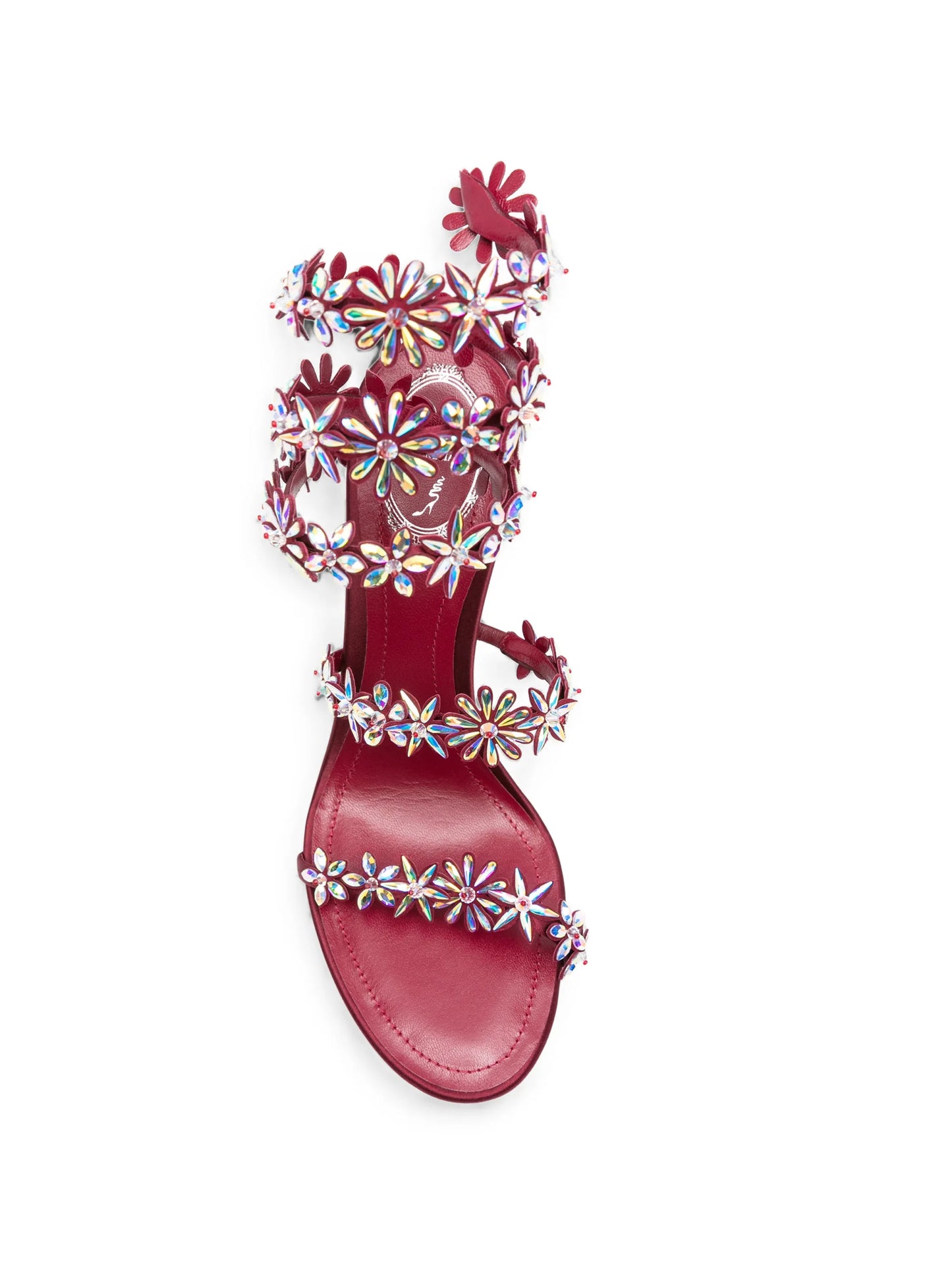 Eva crystal-embellished heeled sandals