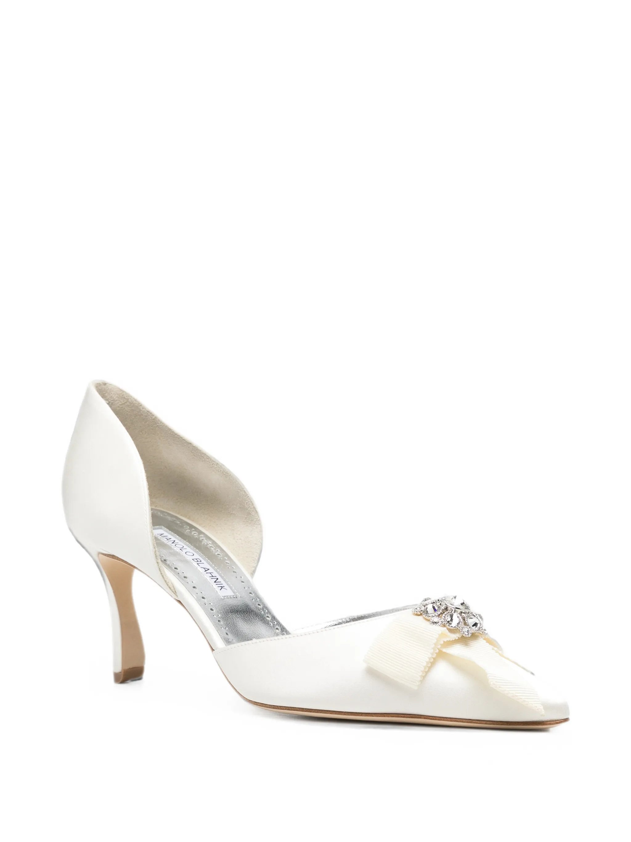 Apidosa crystal-embellished pumps