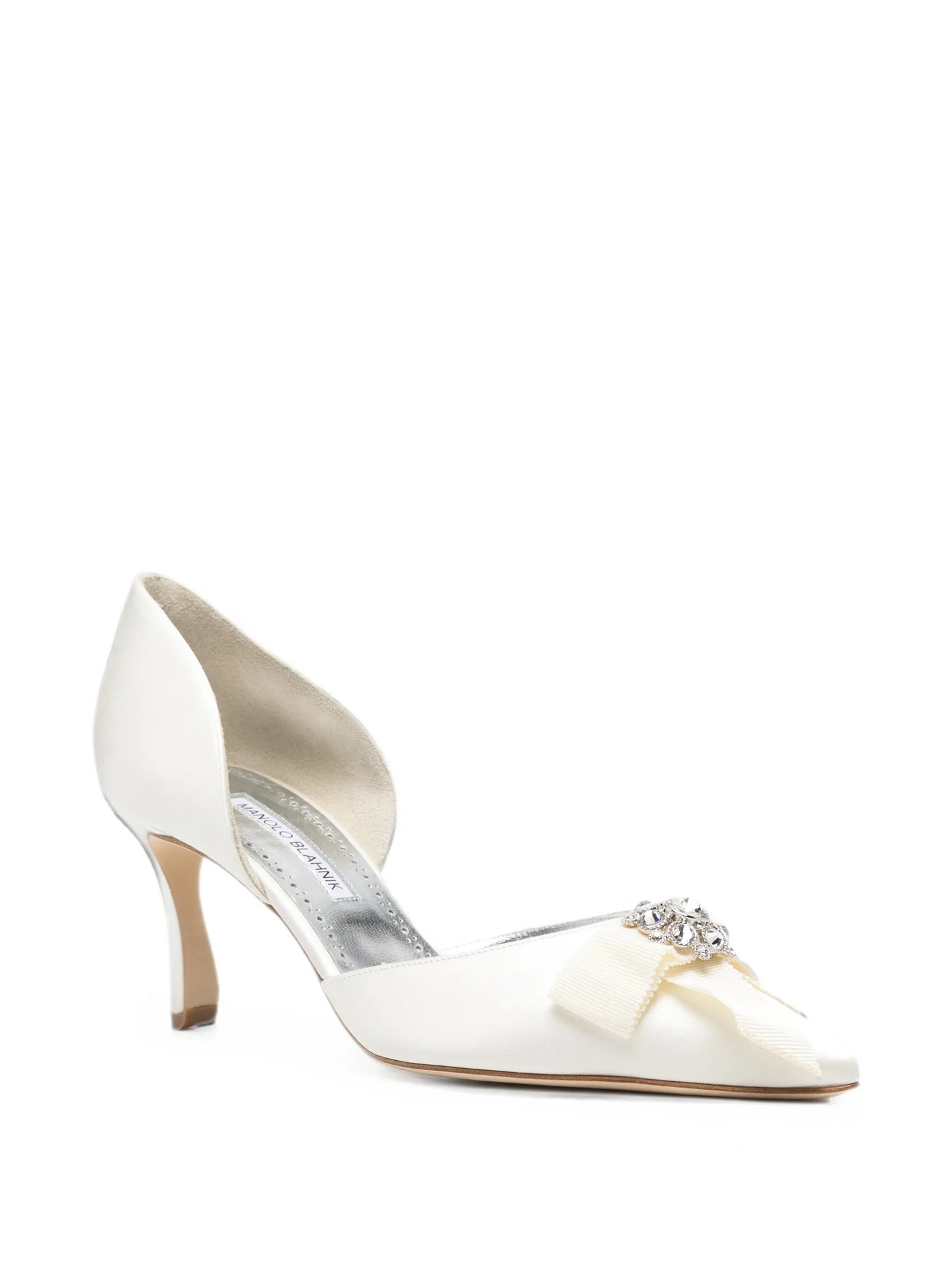 Apidosa crystal-embellished pumps