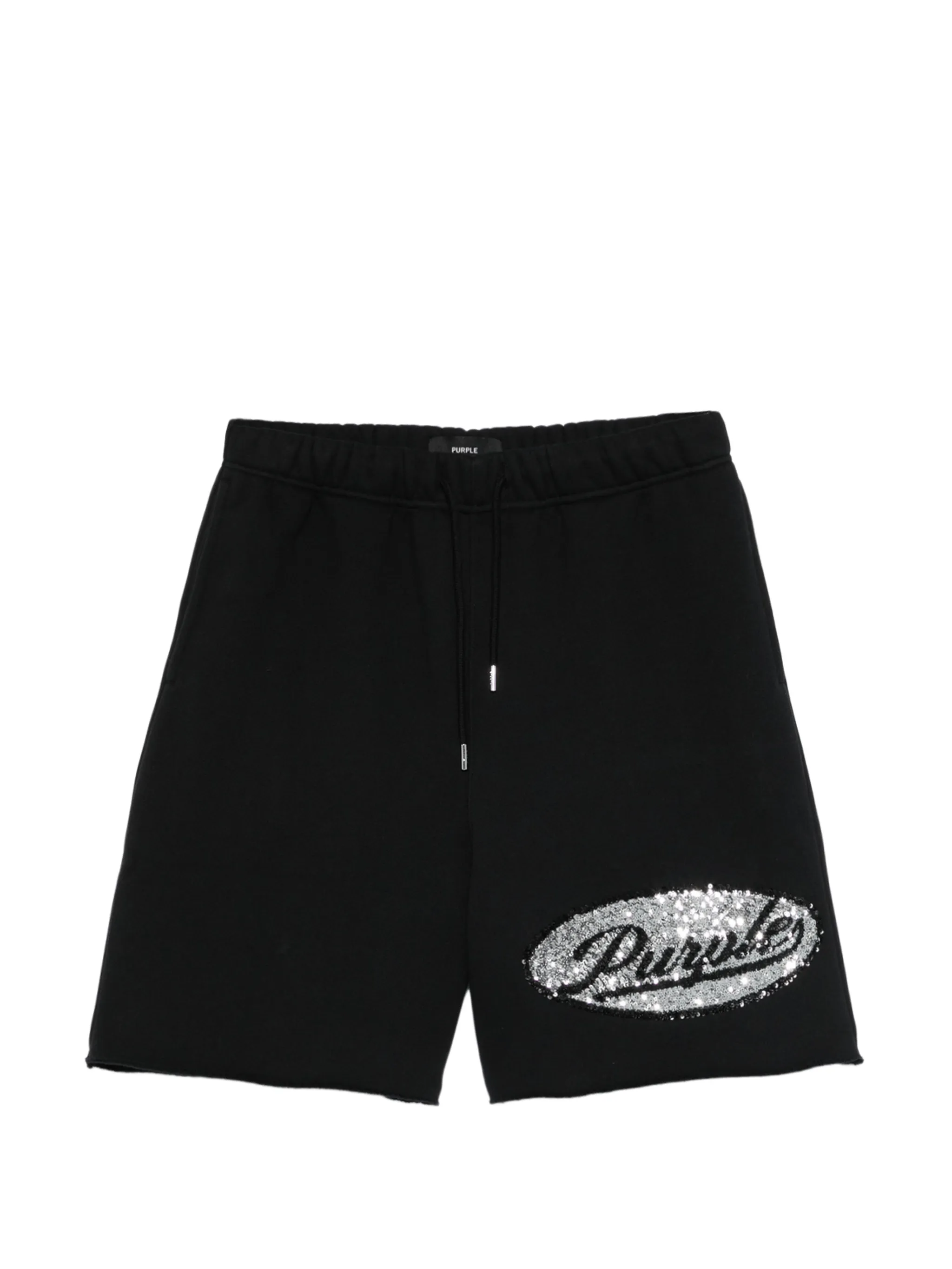 Sequin script shorts